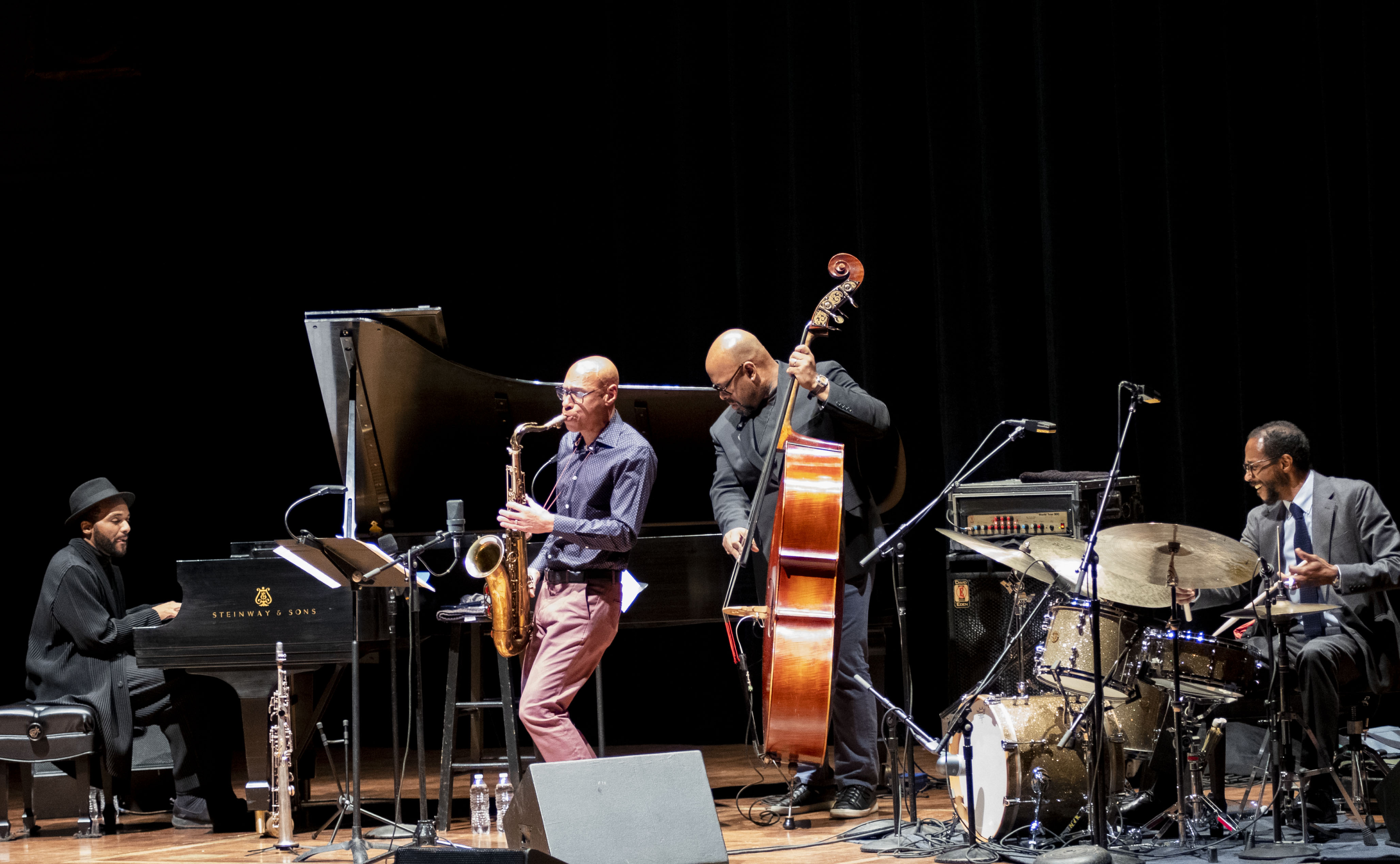 Sullivan Fortner, Joshua Redman, Christian McBride, and Brian Blade