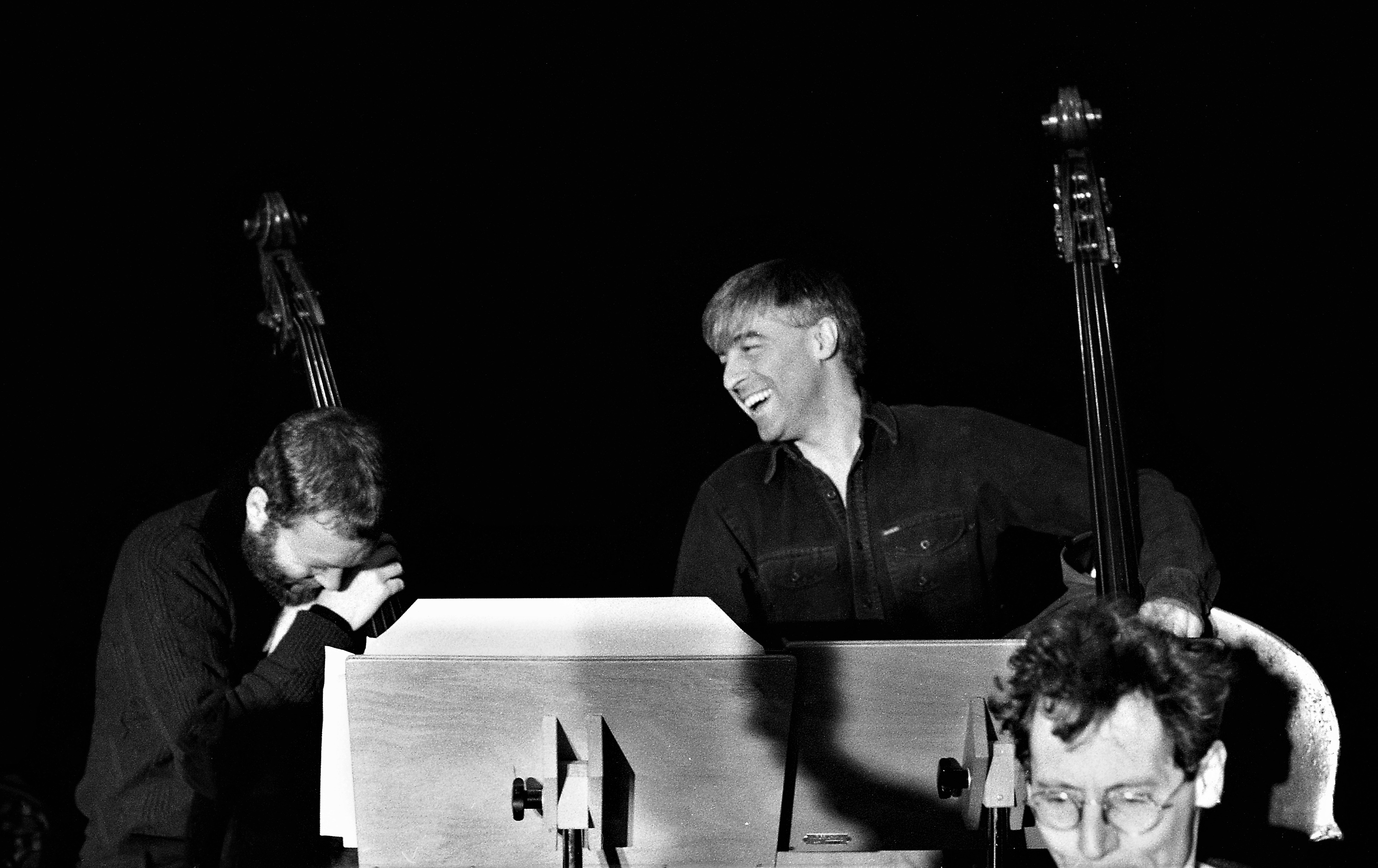 Dave Holland, Barry Guy — jazz photo by Ludovico Granvassu | All About Jazz