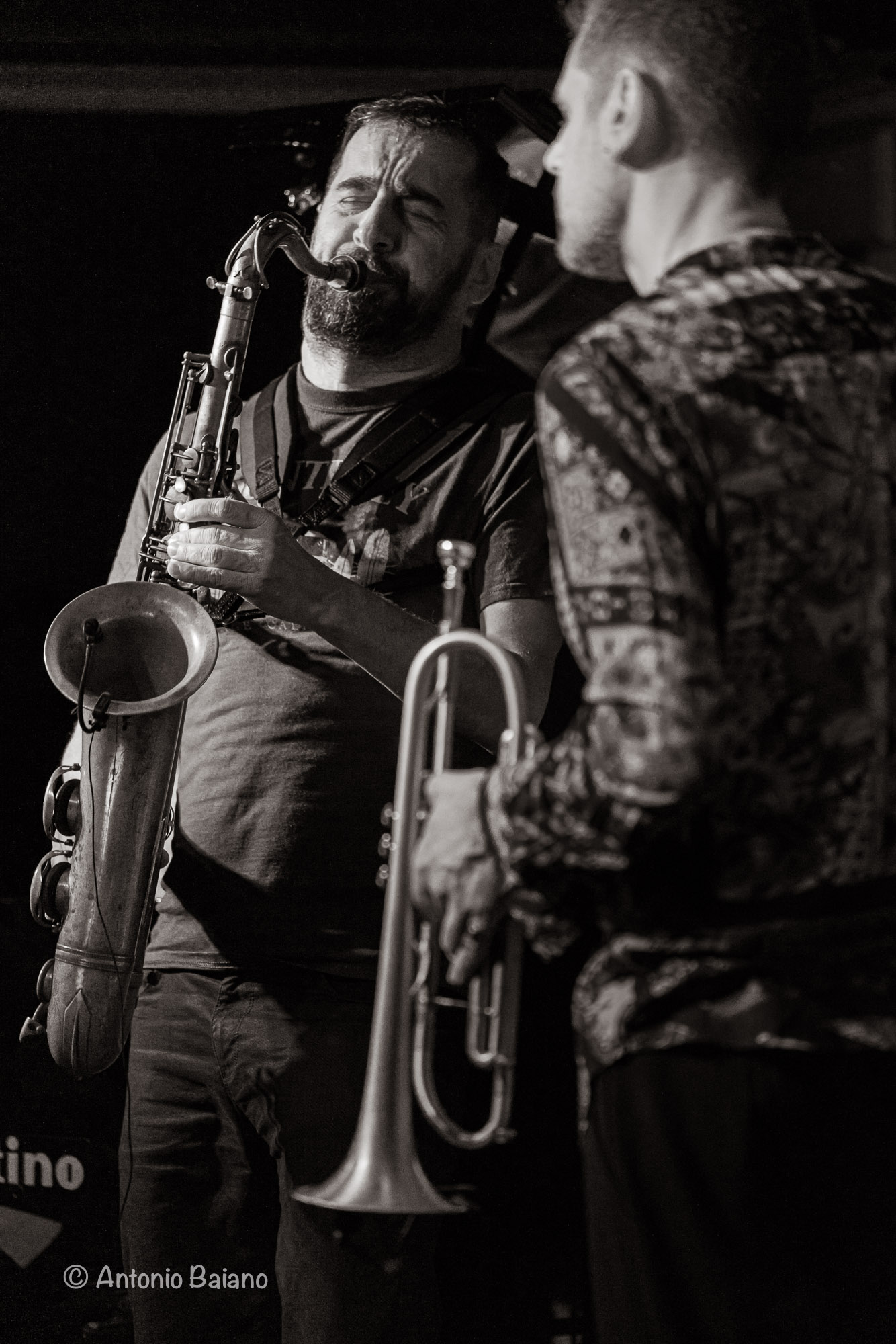 Francesco Bearzatti, Fabrizio Bosso (foreground)