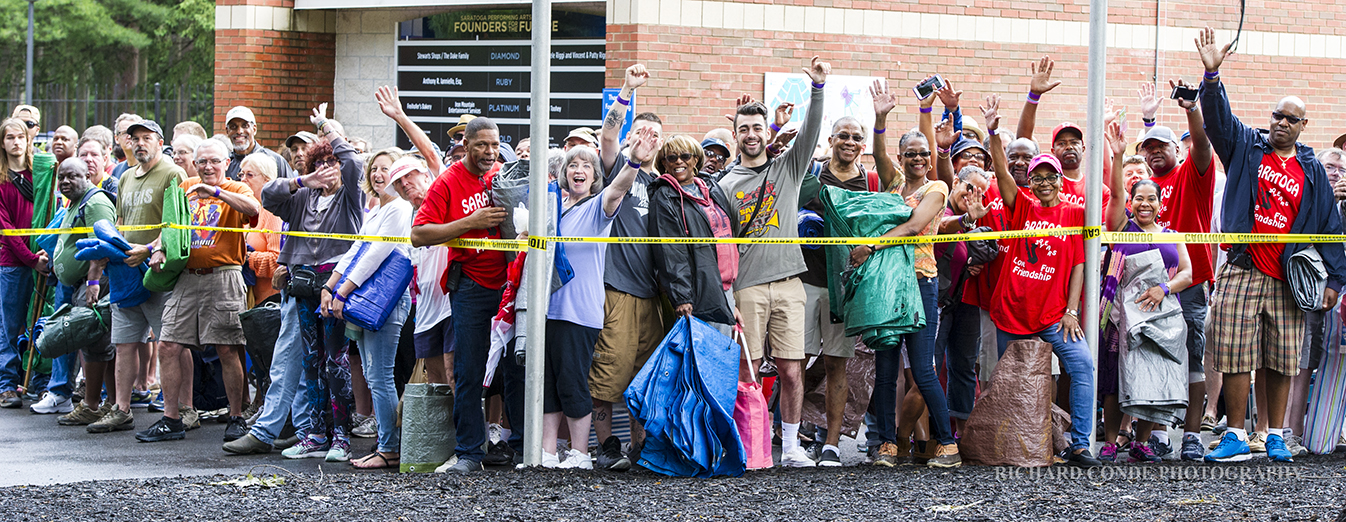 Jazz Fans at the Freihofer Saratoga Jazz Festival 2017