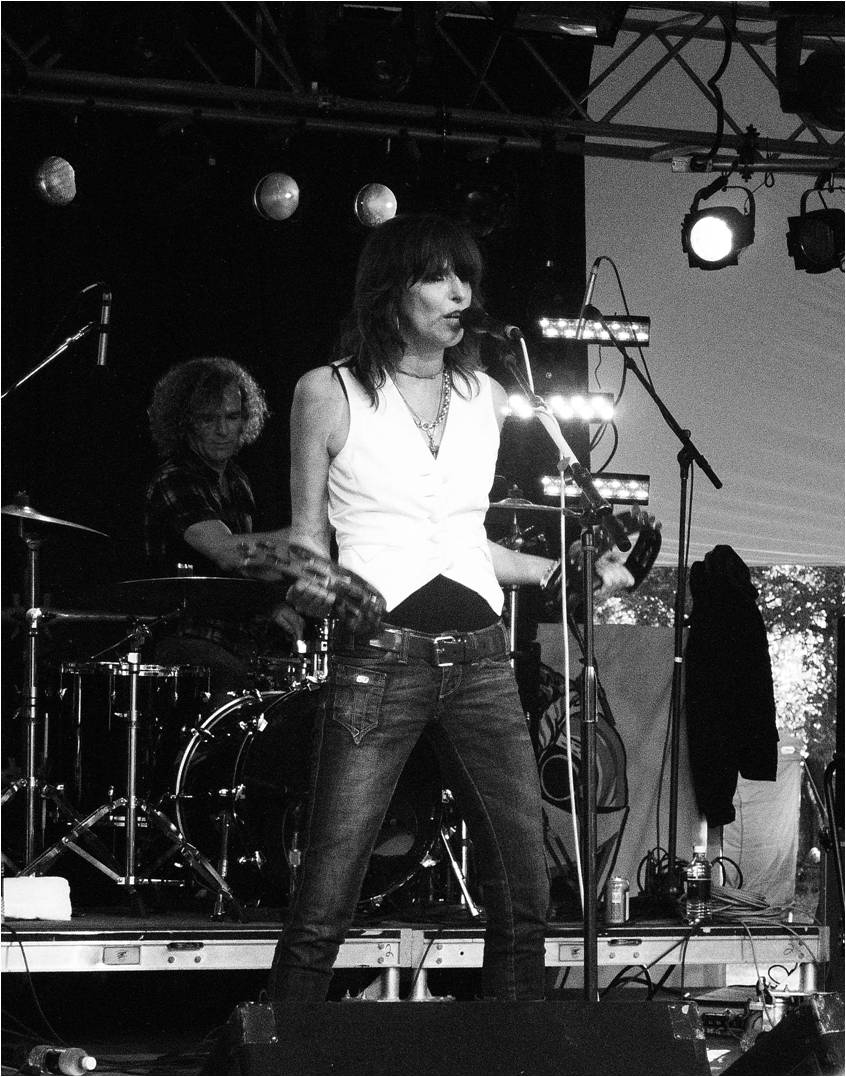 JP, Chrissie and the Fairground Boys on the Bingo Stage on 10-31-10 -- Pic 08