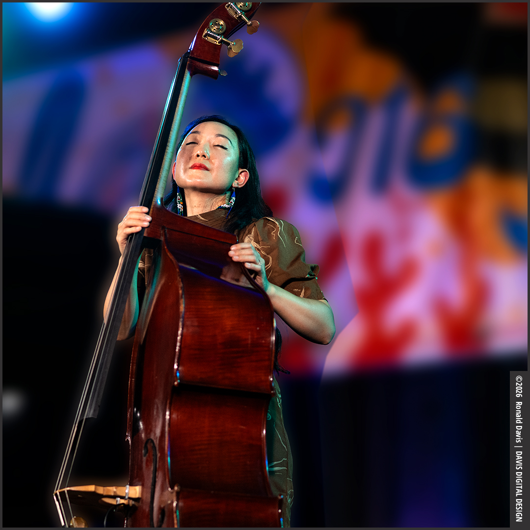 Linda May Han Oh — jazz photo by Ronald Davis | All About Jazz