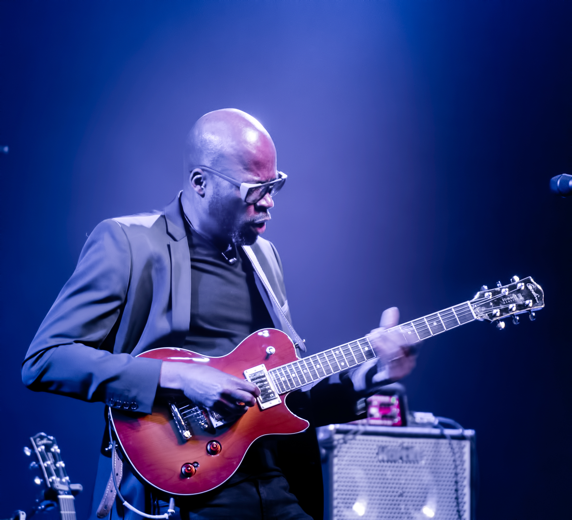 Lionel Loueke with Herbie Hancock at The Montreal International Jazz Festival 2018