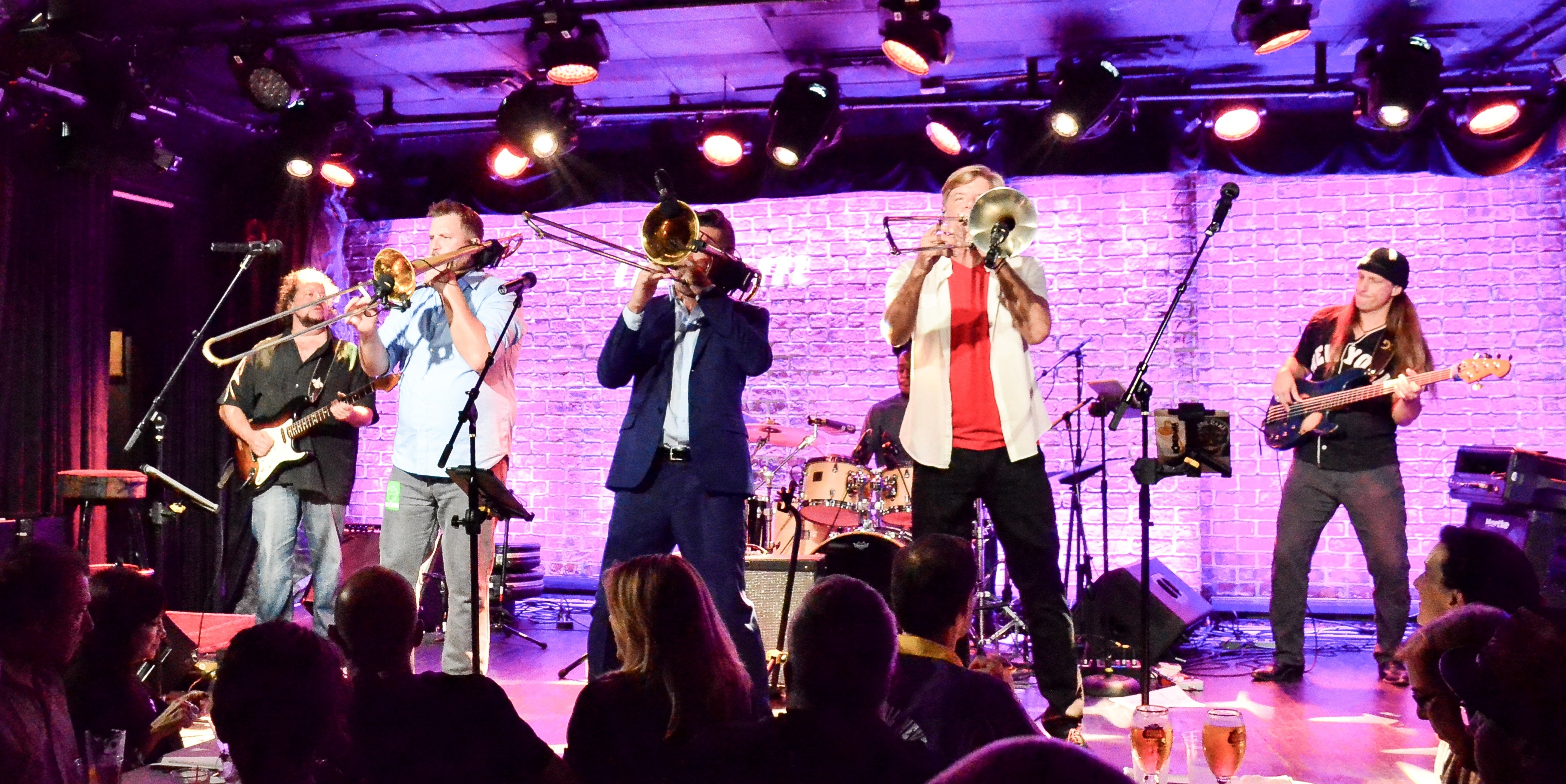 Bonerama at The Iridium in NYC on July 29, 2017.  — jazz photo by Christine Connallon | All About Jazz
