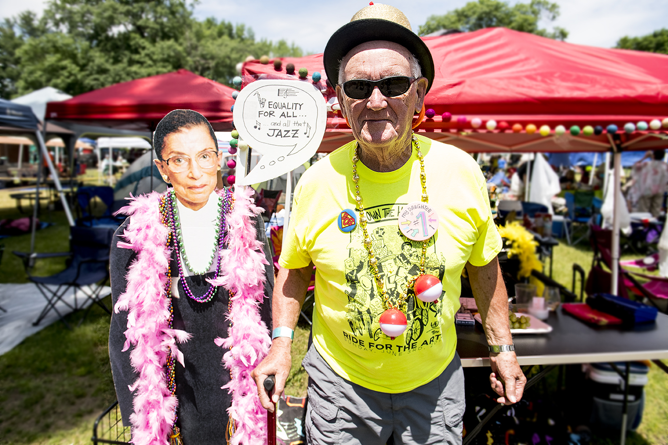 Jazz Fan at the 2019 Saratoga Jazz Festival