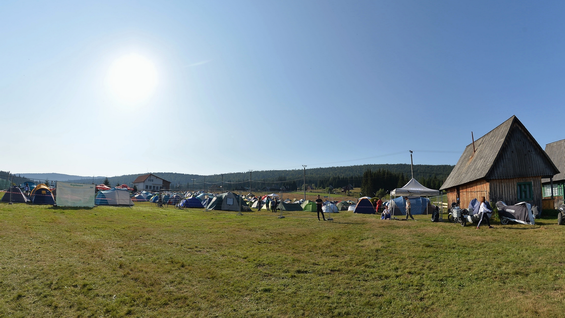 Tent area at Smida