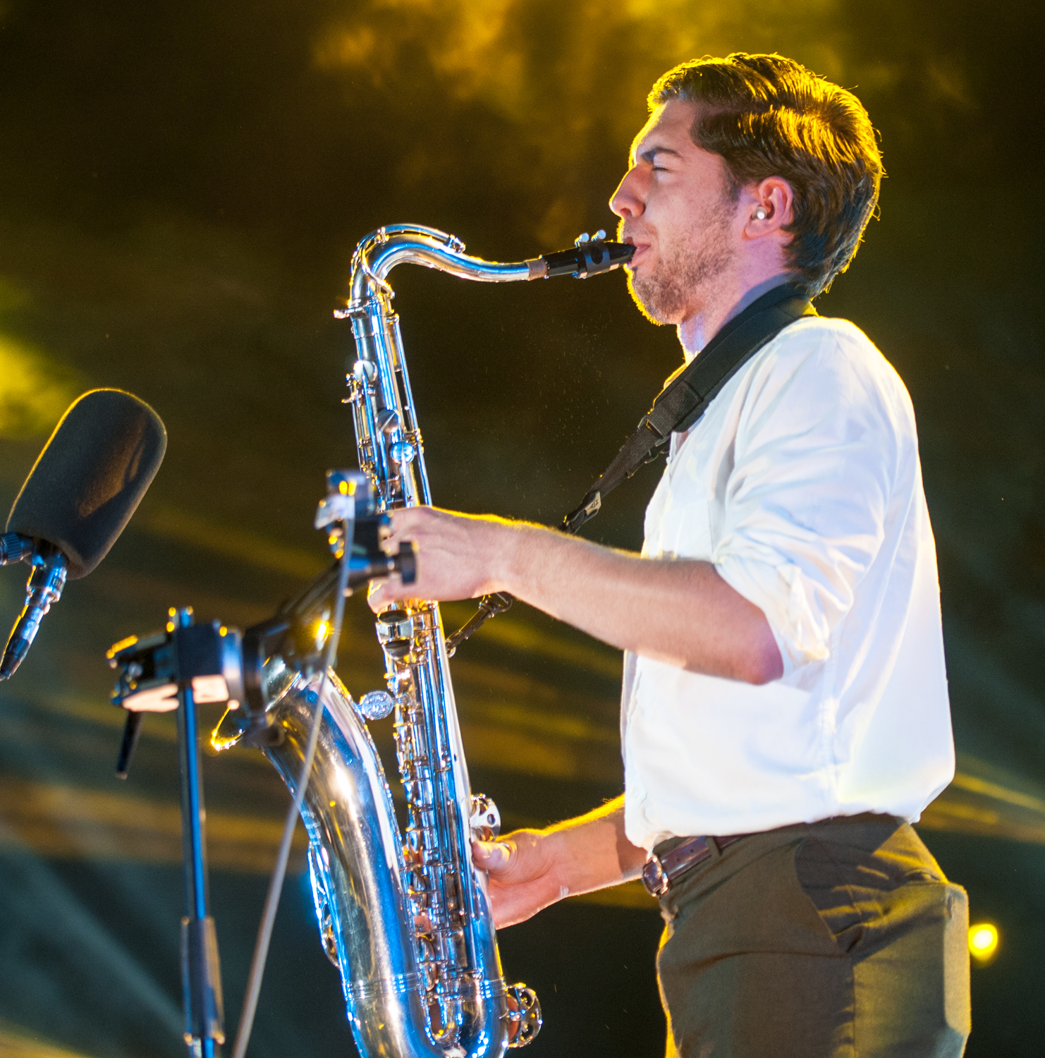 George schaefer with nick waterhouse and the tarots at the montreal international jazz festival 2013