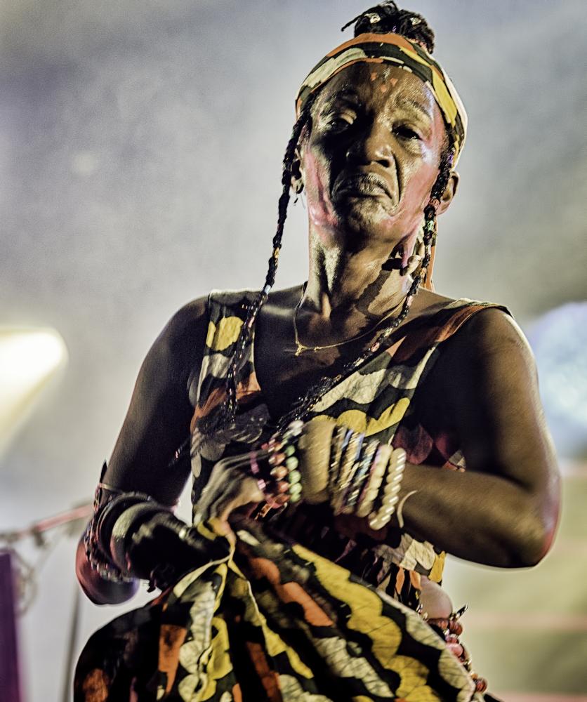 Latoya Ekomode with Julius Orlando Ekomode at the Montreal International Jazz Festival 2016