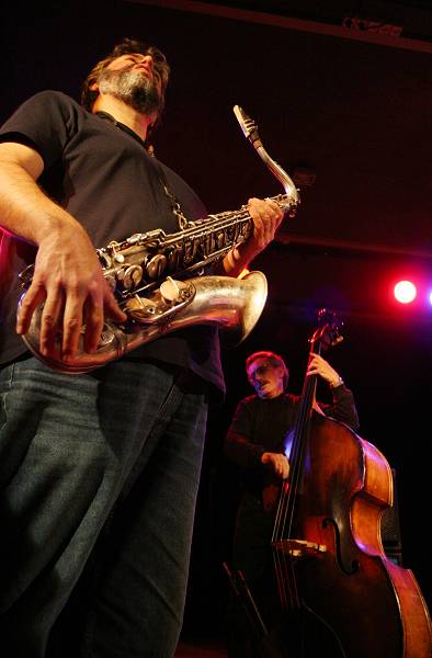 Tony Malaby and Mario Pavone with "Mario Pavone - Orange" at the Sud Des Alpes, Amr, Geneva, Switzerland, 2006