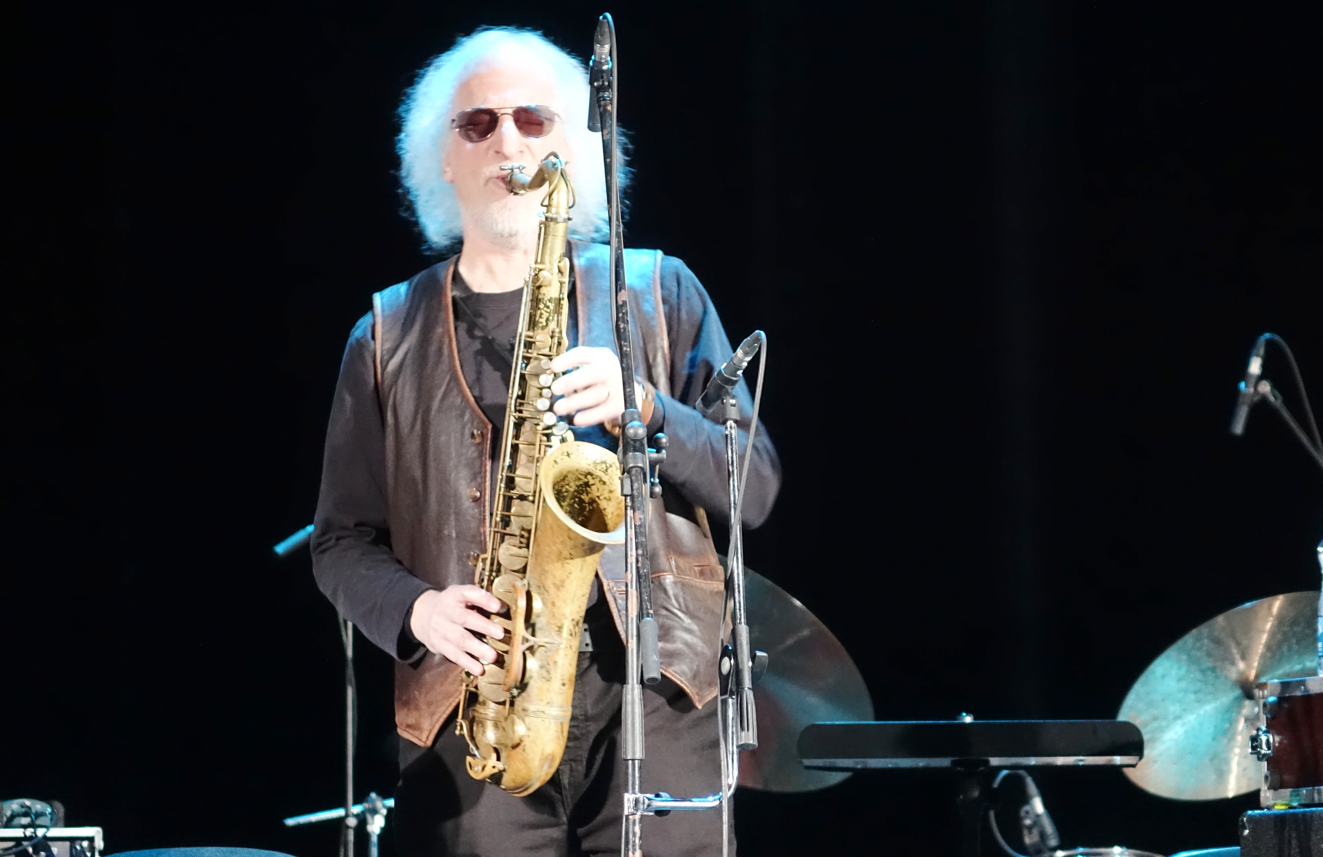 Larry Ochs at the Vilnius Mama Jazz Festival in November 2017