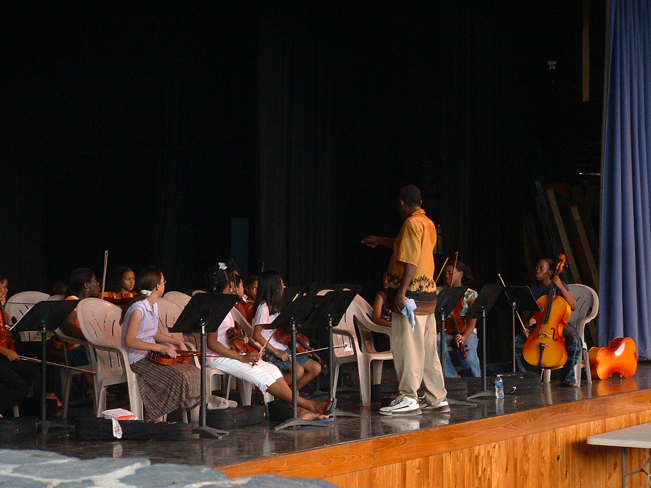 Fred Williams orchestral practice