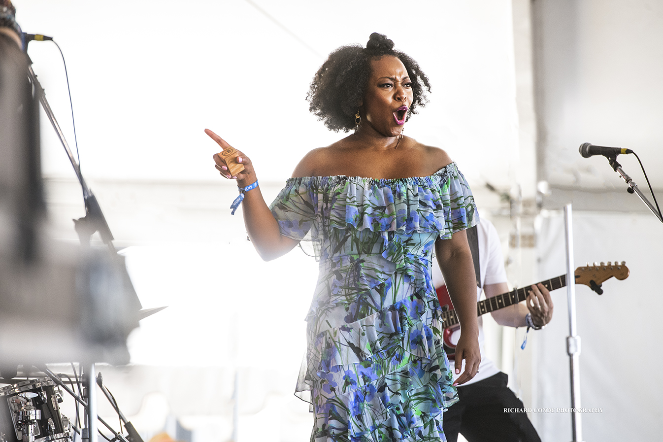 Alicia Olatuja at the 2018 Newport Jazz Festival