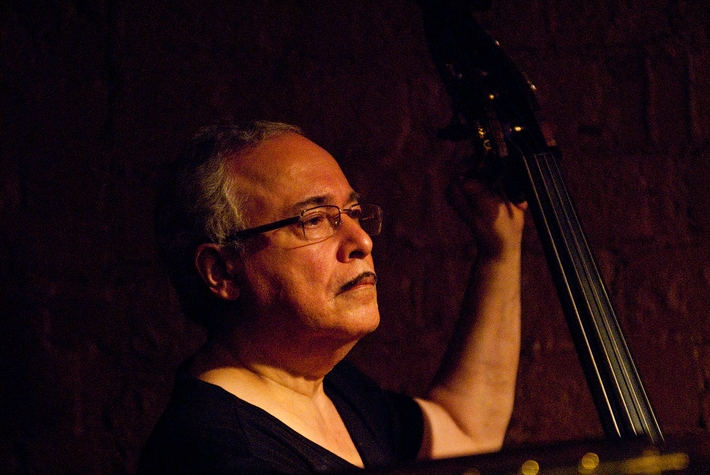 Eddie gomez @ take 5 jazz at the brew...stockton, ca...8/4/2013