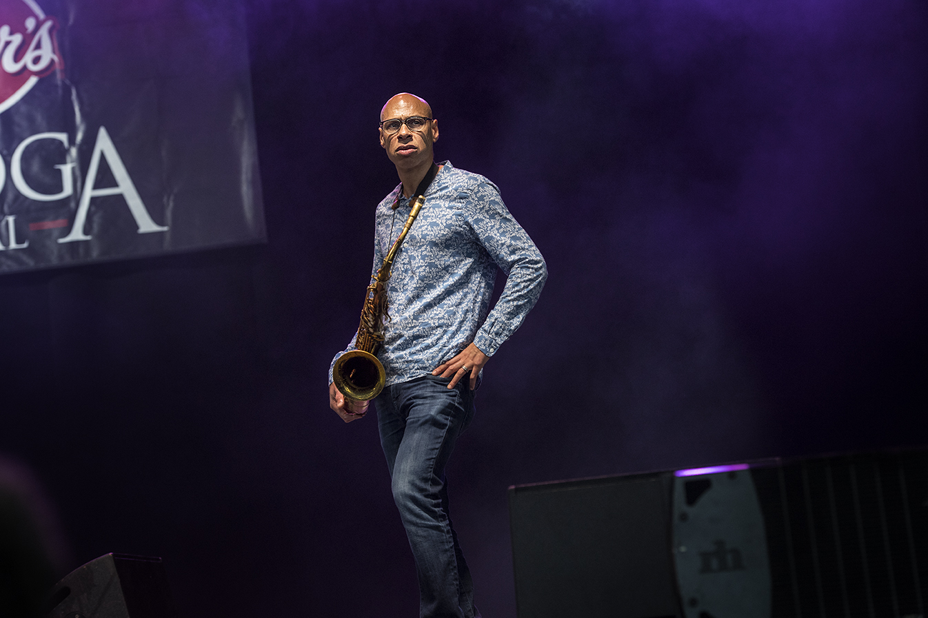 Joshua Redman at the 2019 Saratoga Jazz Festival