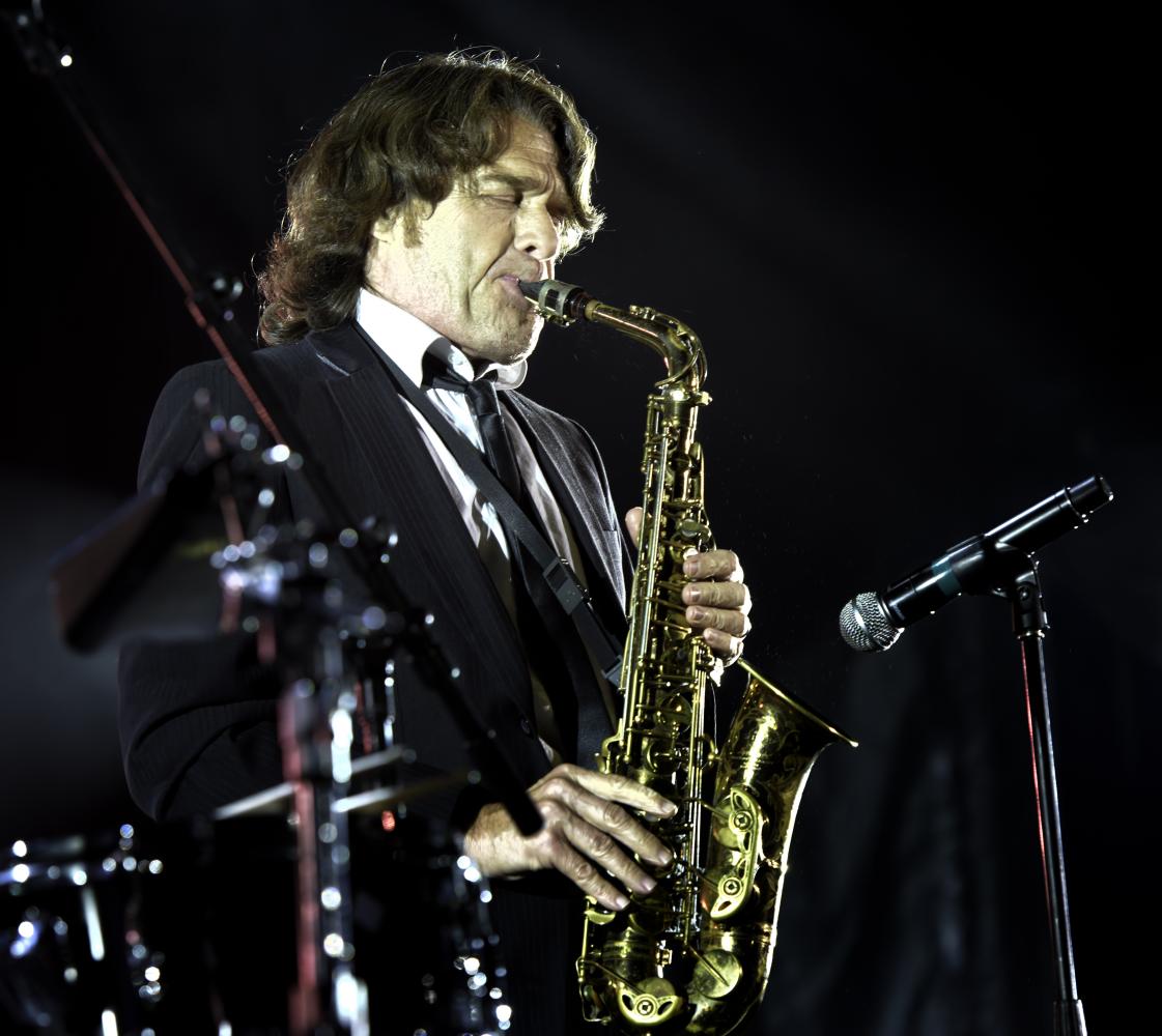 Jean-Pierre Zanella with Jamie Cullum At The Montreal International Jazz Festival 2016