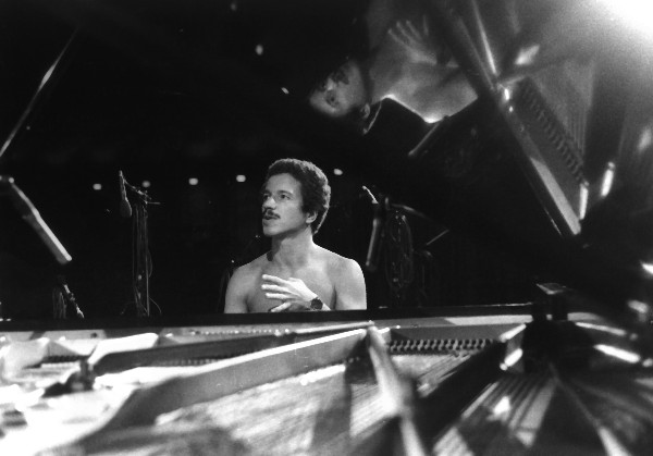 Keith Jarrett P During the Sound Check for the German Jazz Festival in Frankfurt 1976. Photographer and Clarinetist Hans Kumpf P