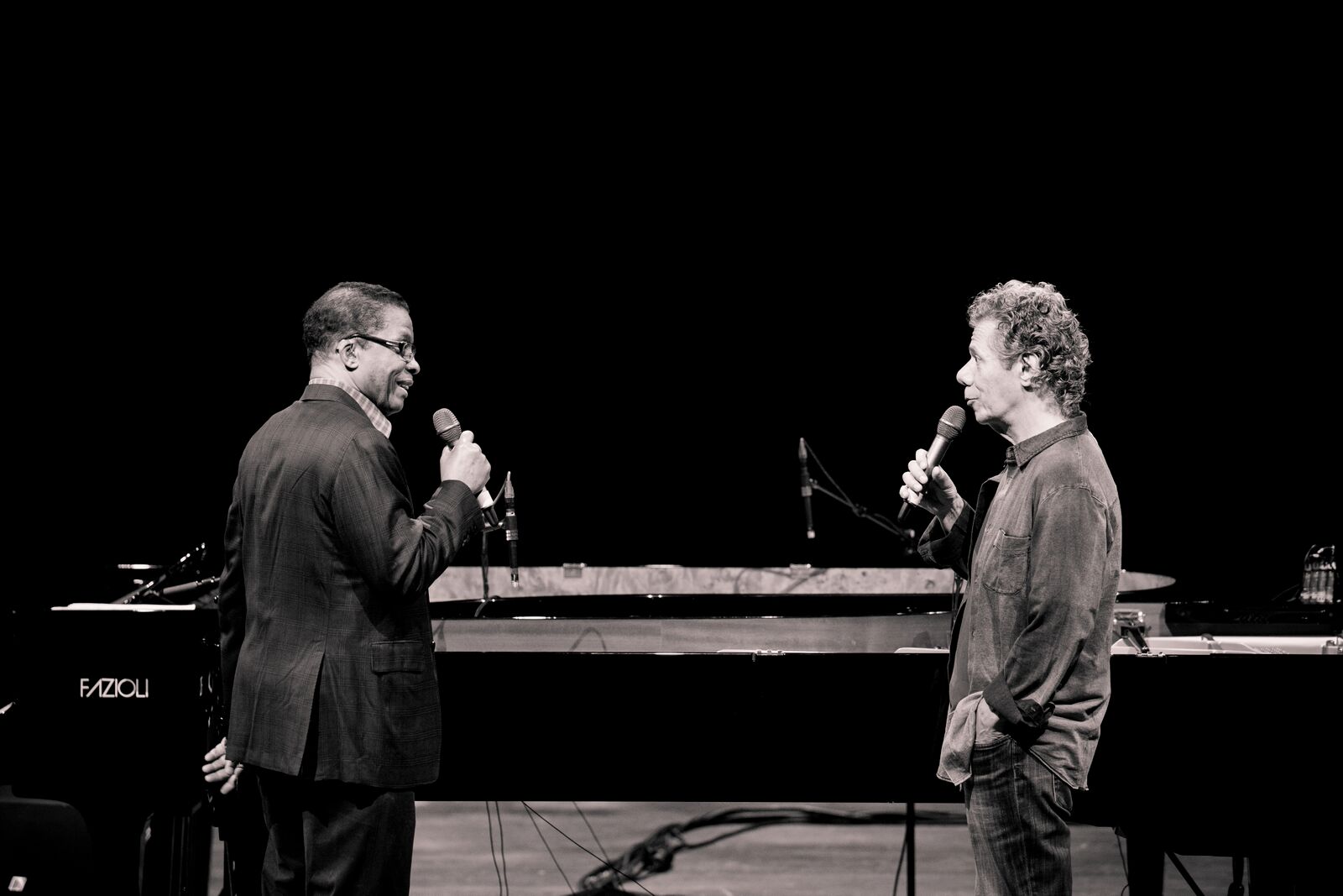 Herbie Hancock and Chick Corea