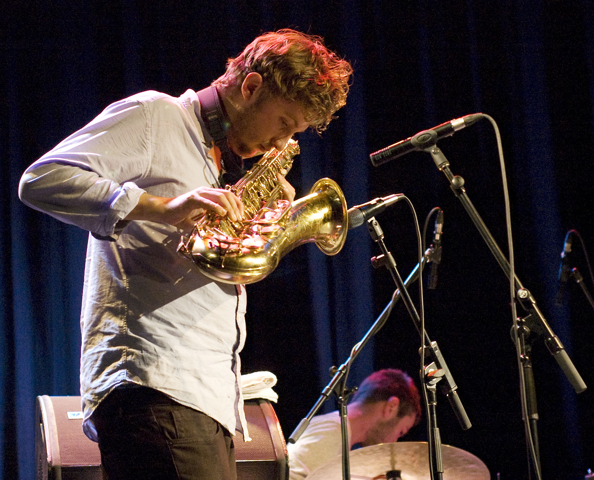 Jack Wyllie of Portico Quartet, L'Astral, Montreal, Canada 10/02/2010