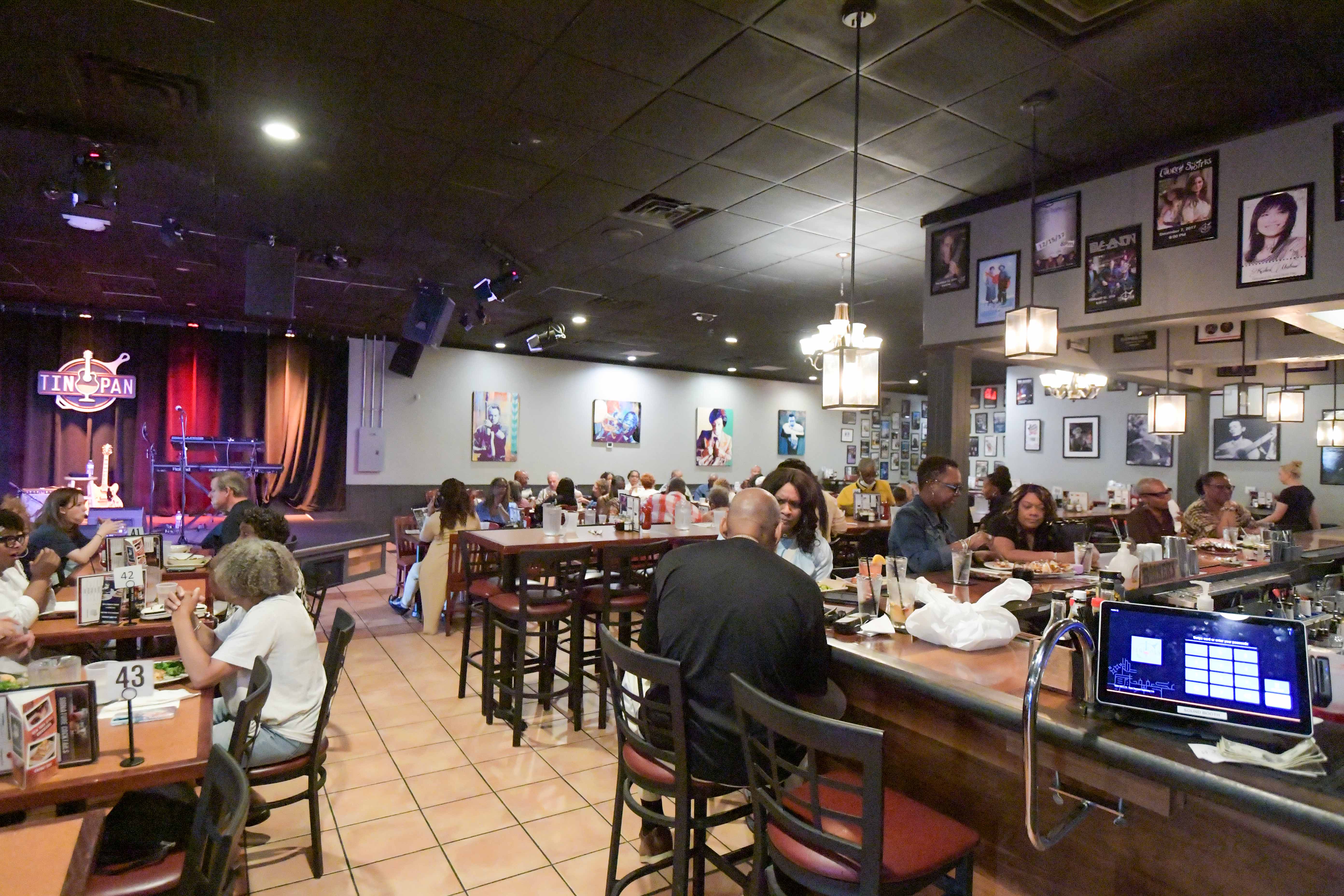 jazz fans at The Tin Pan