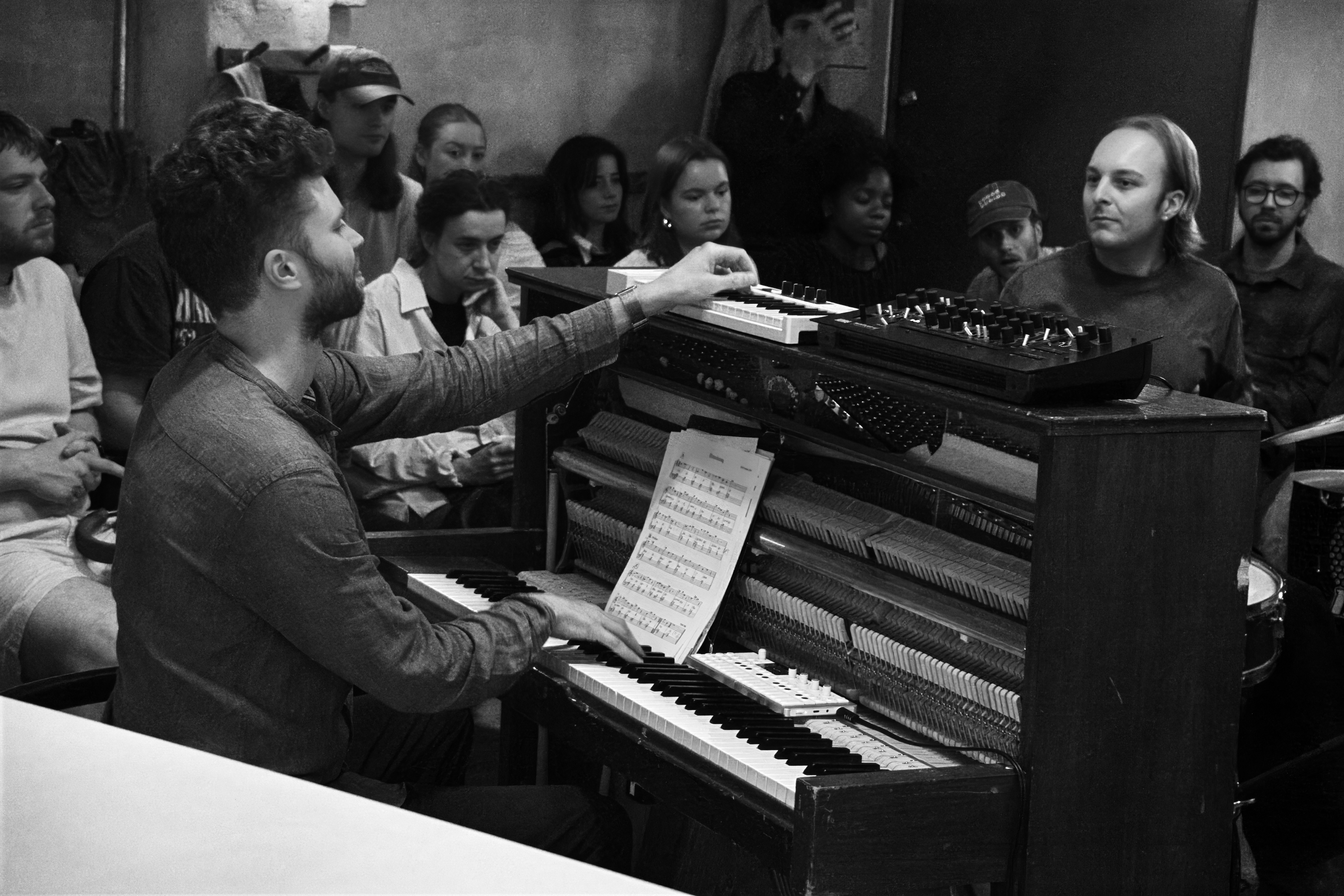 Alex Ventling and August Glännestrand at Becco — jazz photo by Daniel Mège | All About Jazz