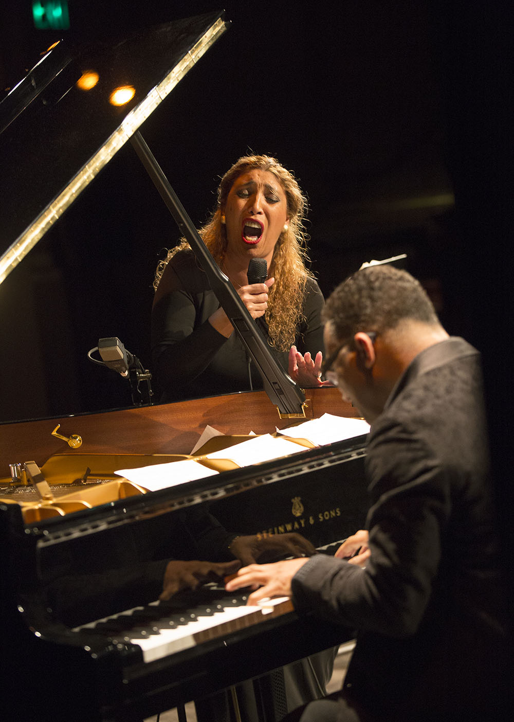 Gonzalo Rubalcaba and Esperanza Fernández 