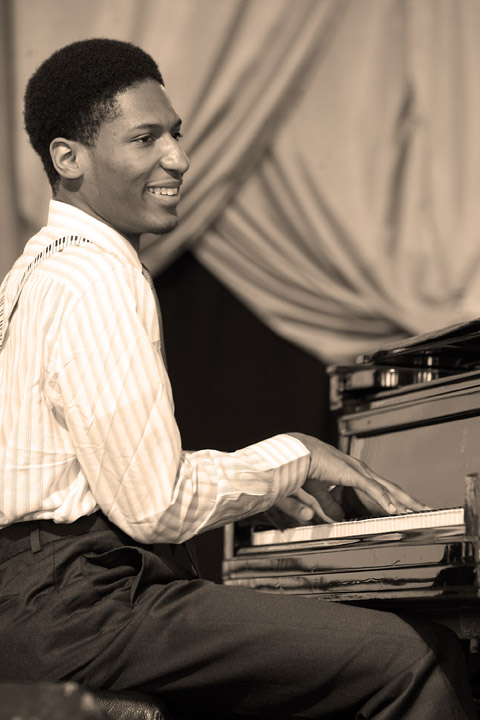 Jonathan Batiste at the New Orleans Jazz and Heritage Festival 2006