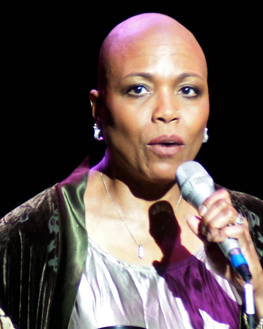 Dee Dee Bridgewater at the 2008 Saratoga Jazzfest (NY)