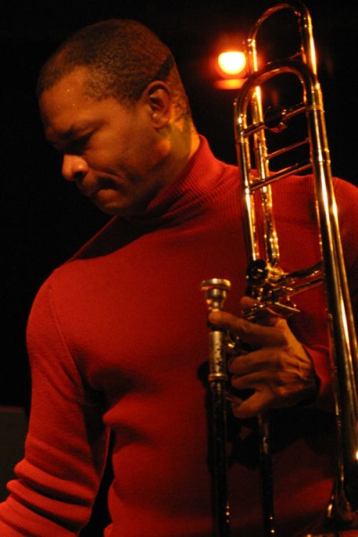 Robin Eubanks with "Robin Eubanks - Eb3" at Amr, Sud Des Alpes, Geneva, Switzerland, 2005