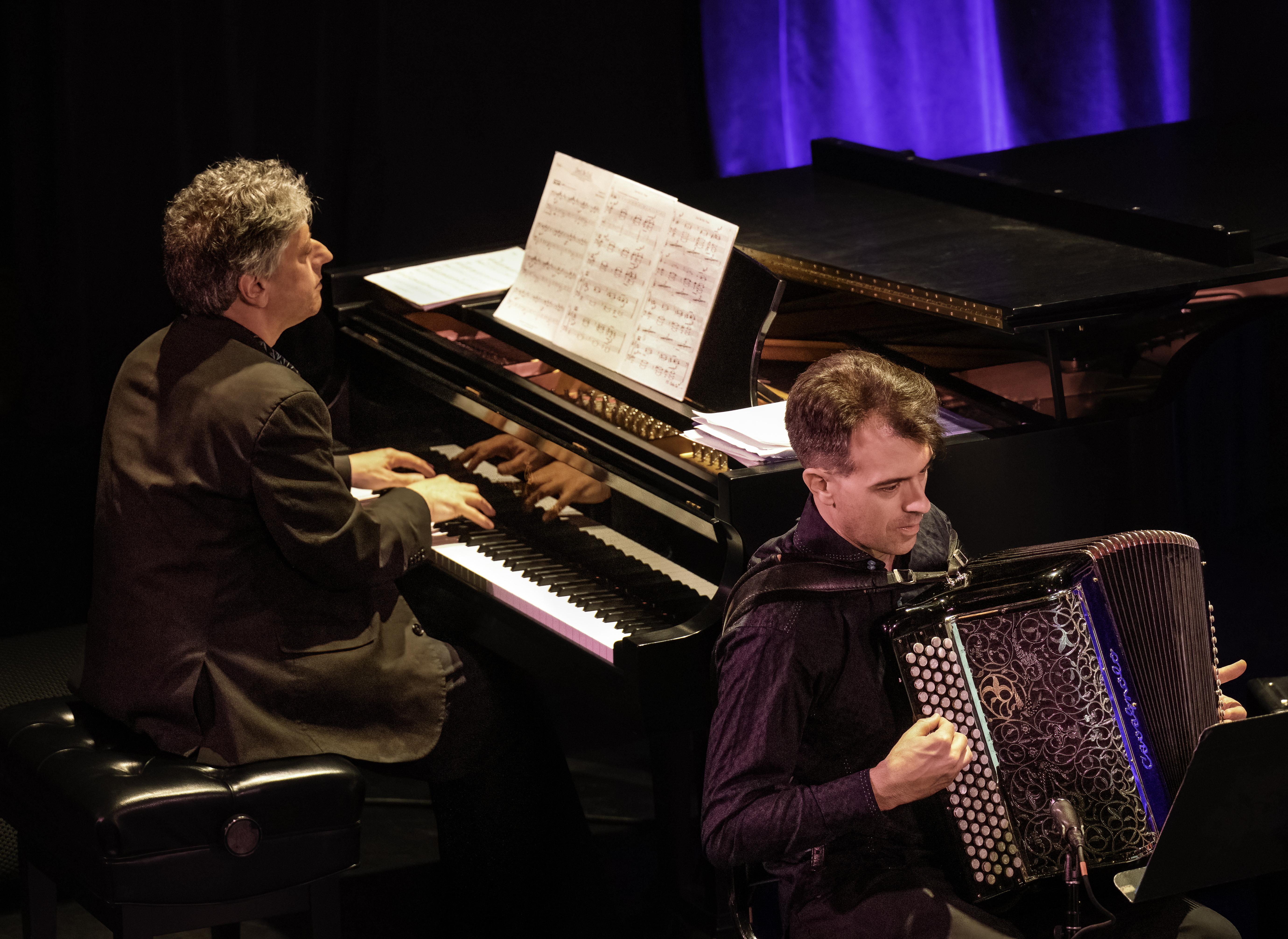 Gary Versace and Julien Labro with the Maria Schneider Orchestra At Town Hall