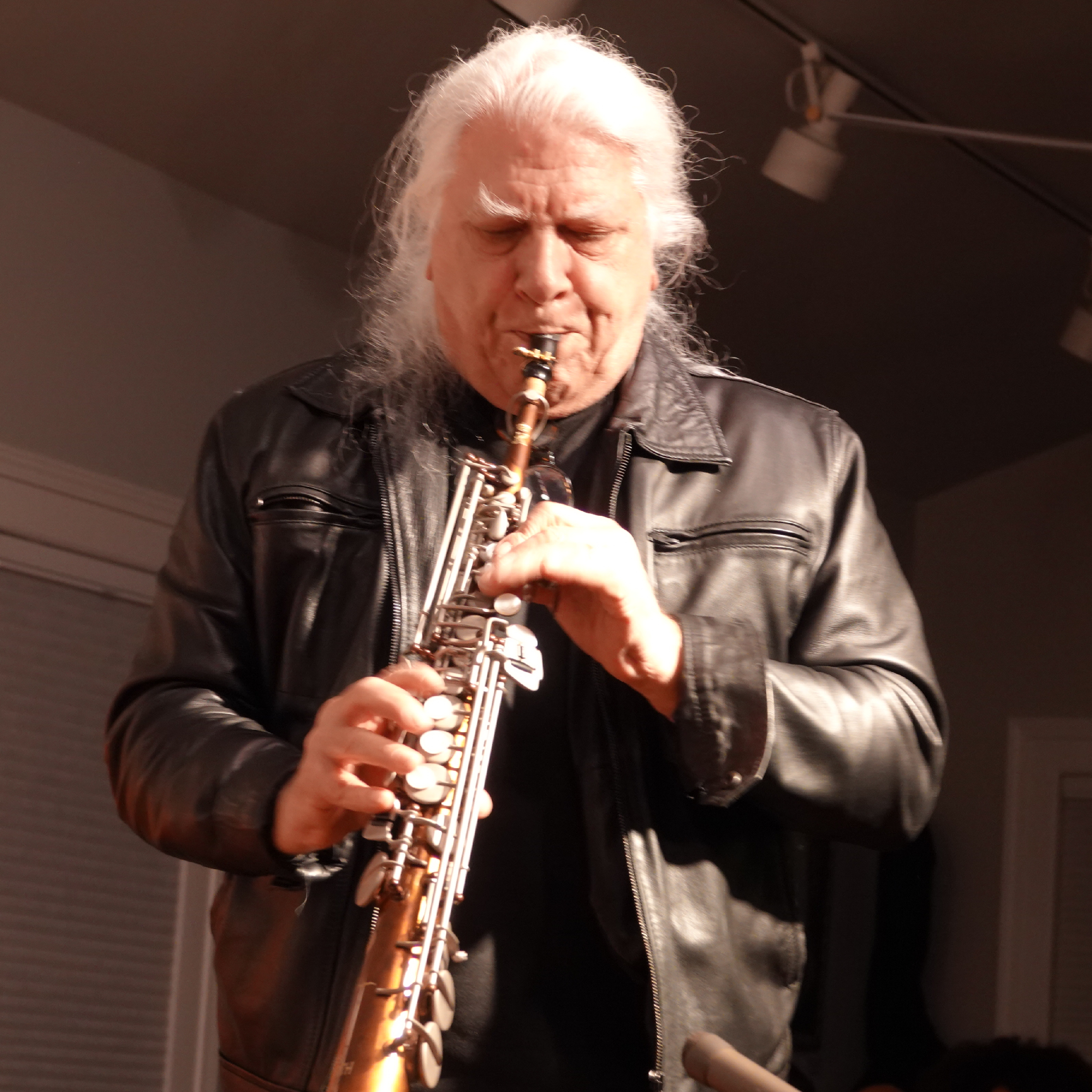 Vinny Golia at Edgefest 2026 — jazz photo by Frank Rubolino | All About Jazz
