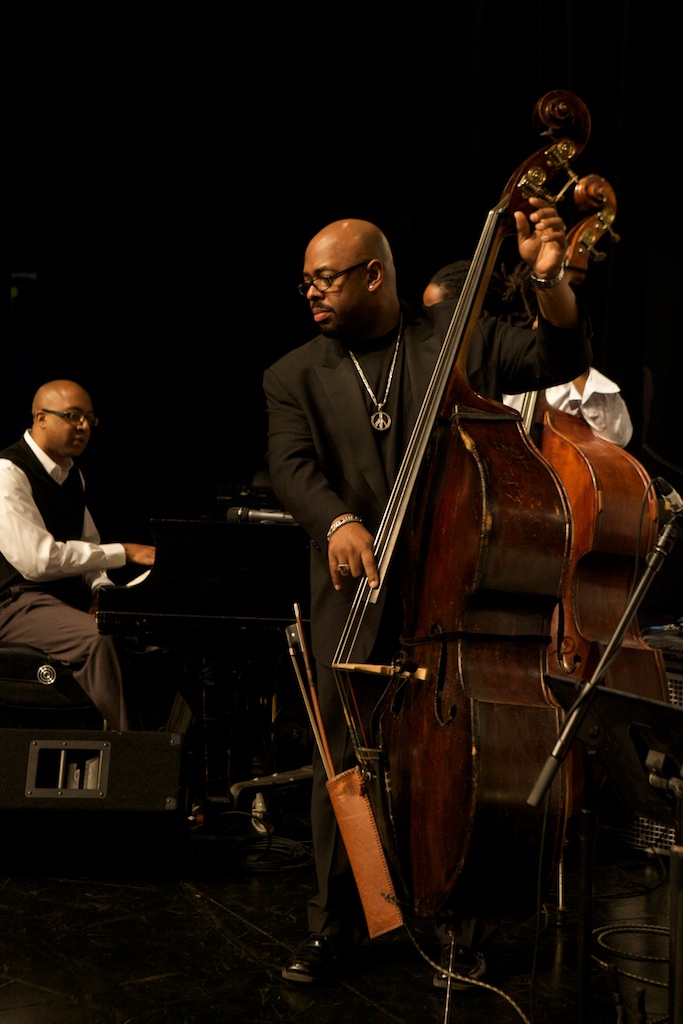 Xavier Davis, Christian McBride at Tribeca Performing Arts Center, NYC, 5/10/12