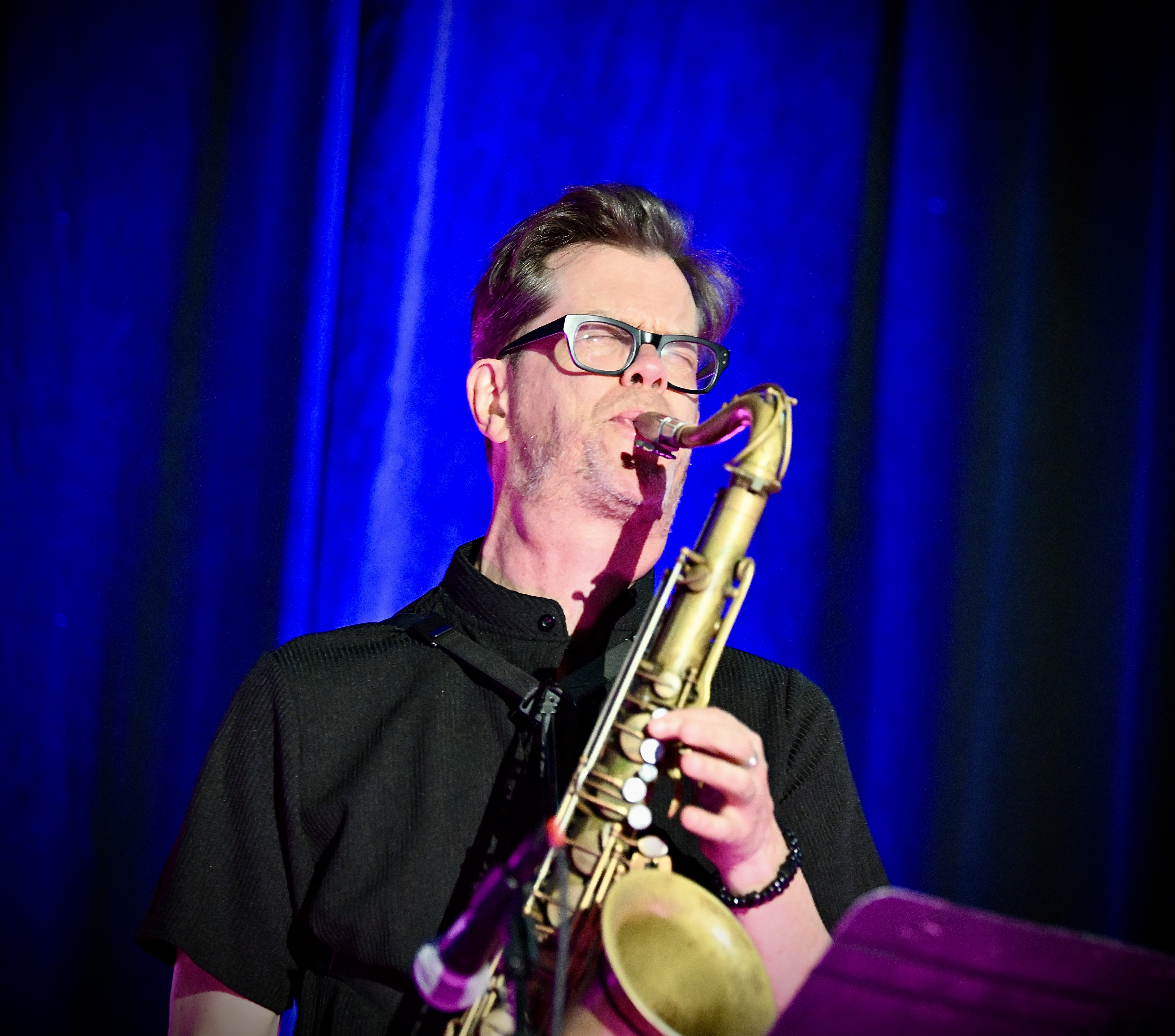 Donny McCaslin (with Kal Ferretti) — jazz photo by Dan Bilawsky | All About Jazz