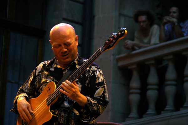 Jean Marc Jaffet with "Trio Sud" at the Cour de L'Hotel de Ville de , Jazz Estival, Geneva, Switzerland, 2004