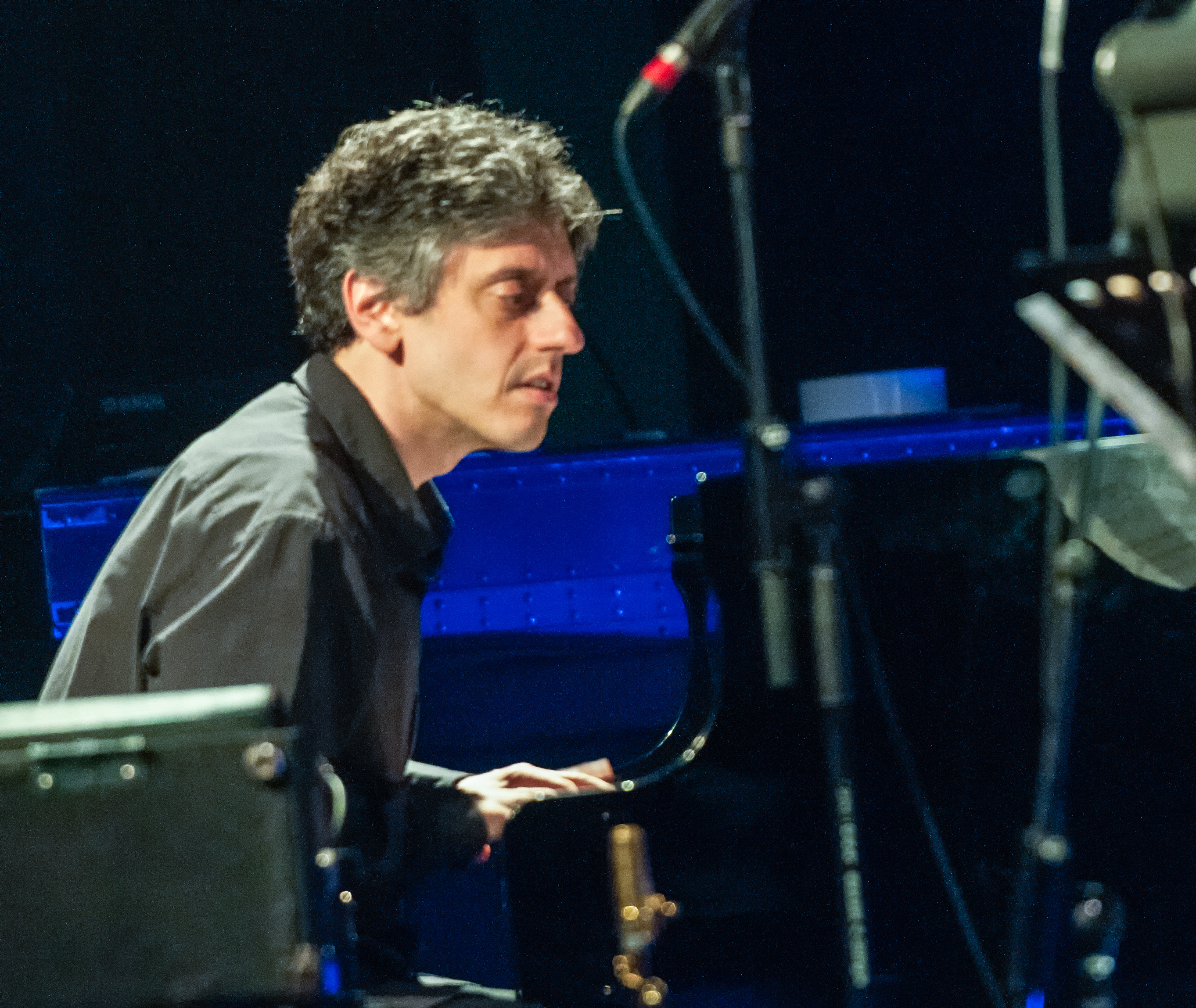 Gary versace with christine jensen at the montreal international jazz festival 2013