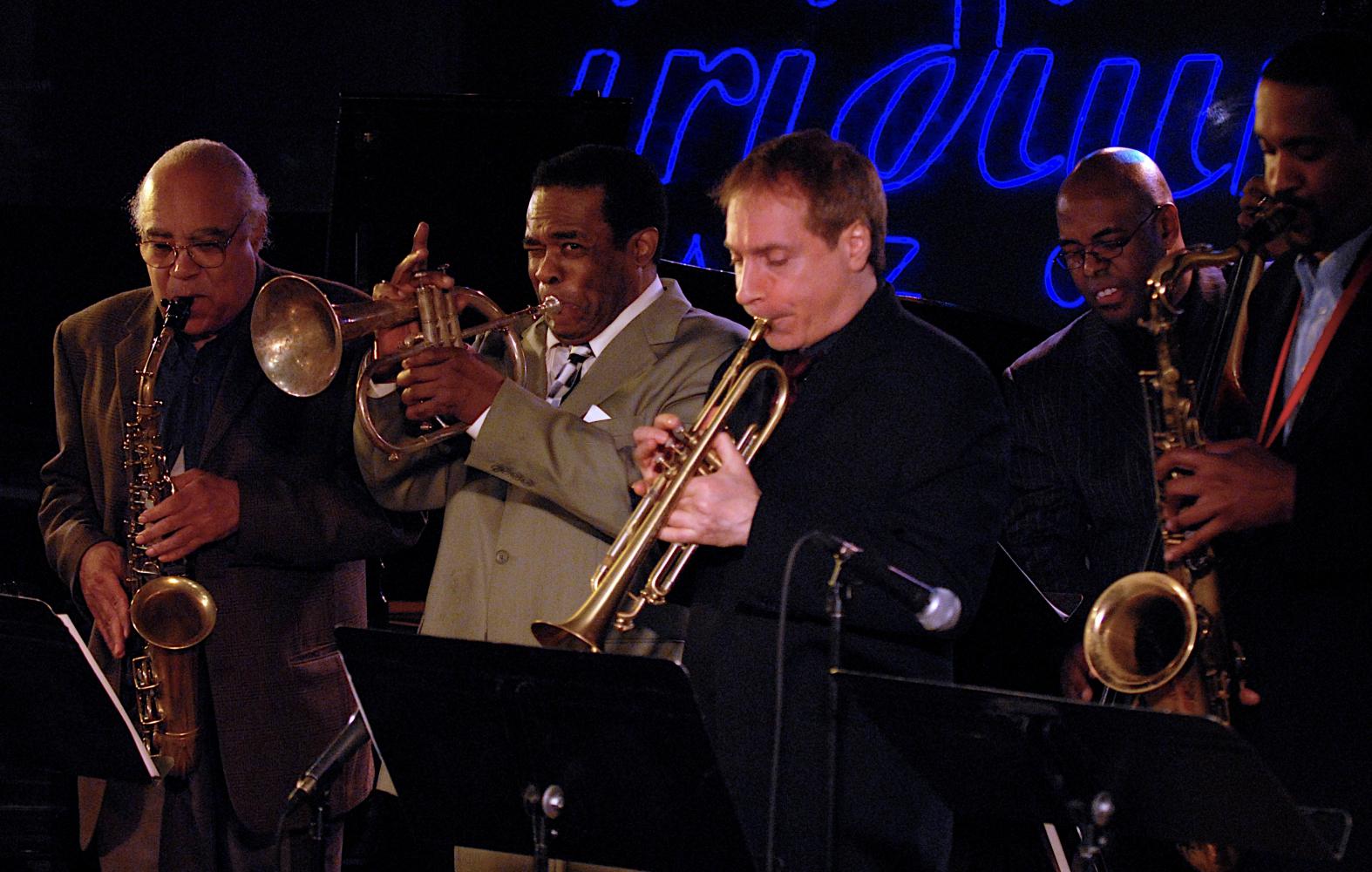 James Spaulding, Freddie Hubbard, David Weiss, Christian Mcbride And Javon Jackson At The Iridium