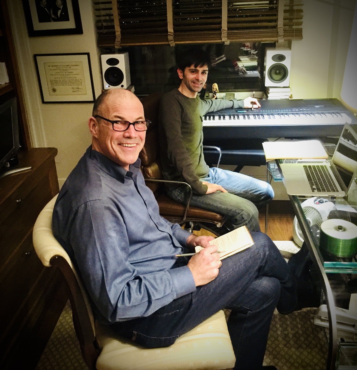 Darin and Doug writing session