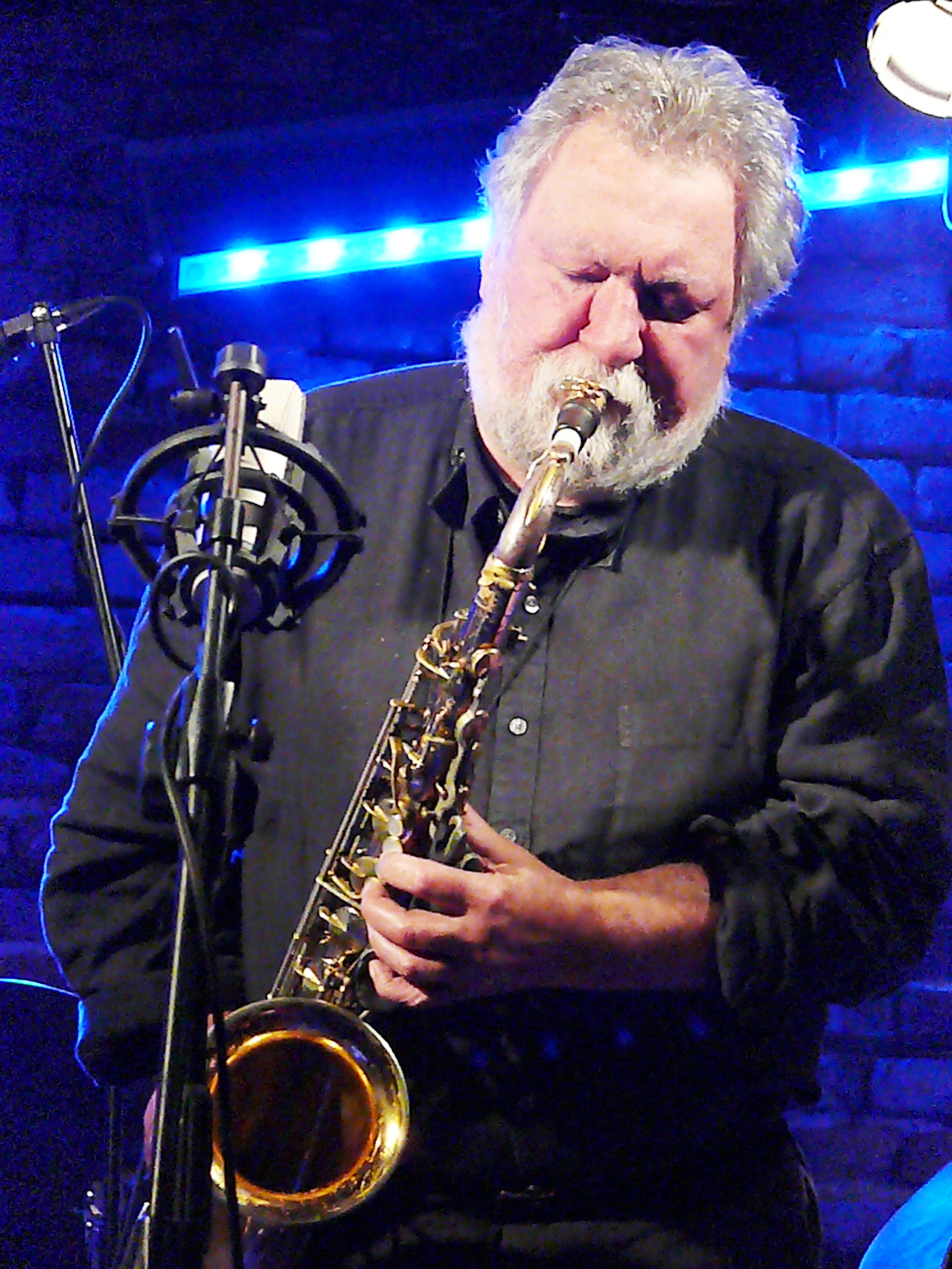 Evan Parker at Alchemia, Krakow in November 2012