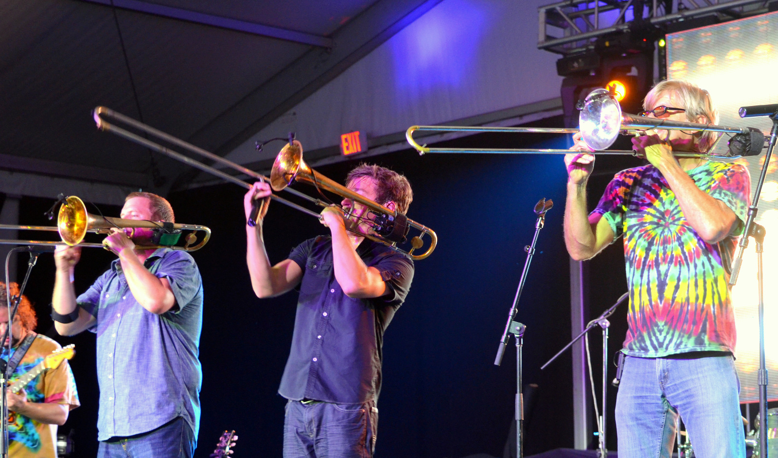 Bonerama at Nolafunk Crawfish & Music Festival on Governors Island, 6-27-14.