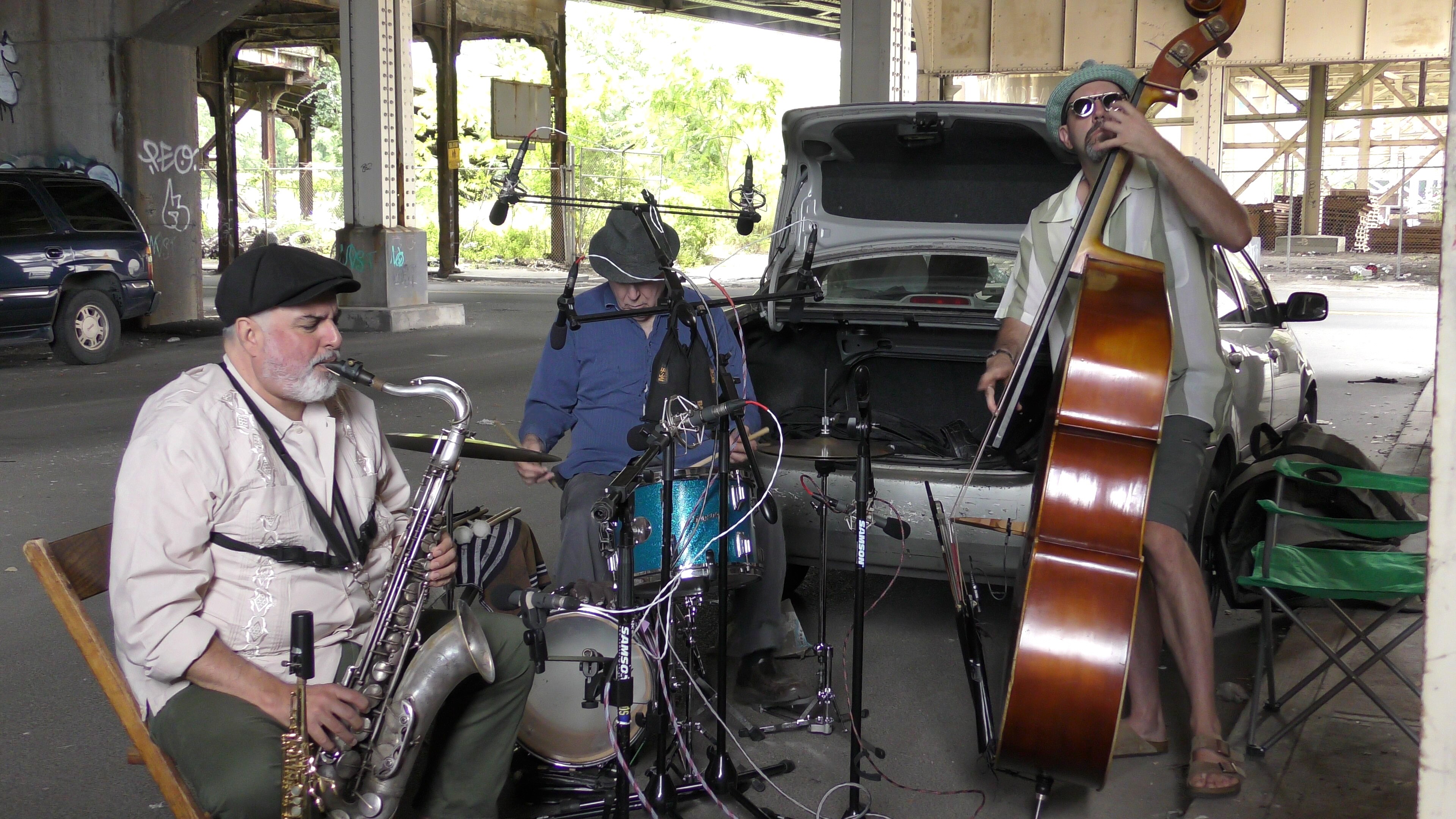 Tony Malaby, John Hebert and Billy Mintz under the Turnpike