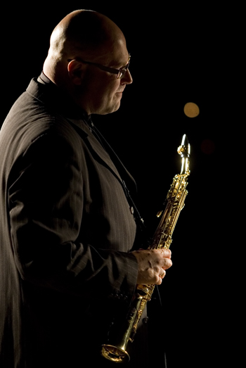 Piotr Baron of Darek Oleszkiewicz Quartet - Gdansk Jazz Nights in Aug. 2007