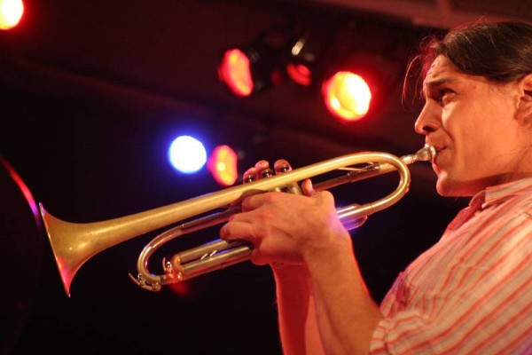 Sebastien Petitat in a Jam Session at the Sud Des Alpes, Amr, Geneva, Switzerland,2005