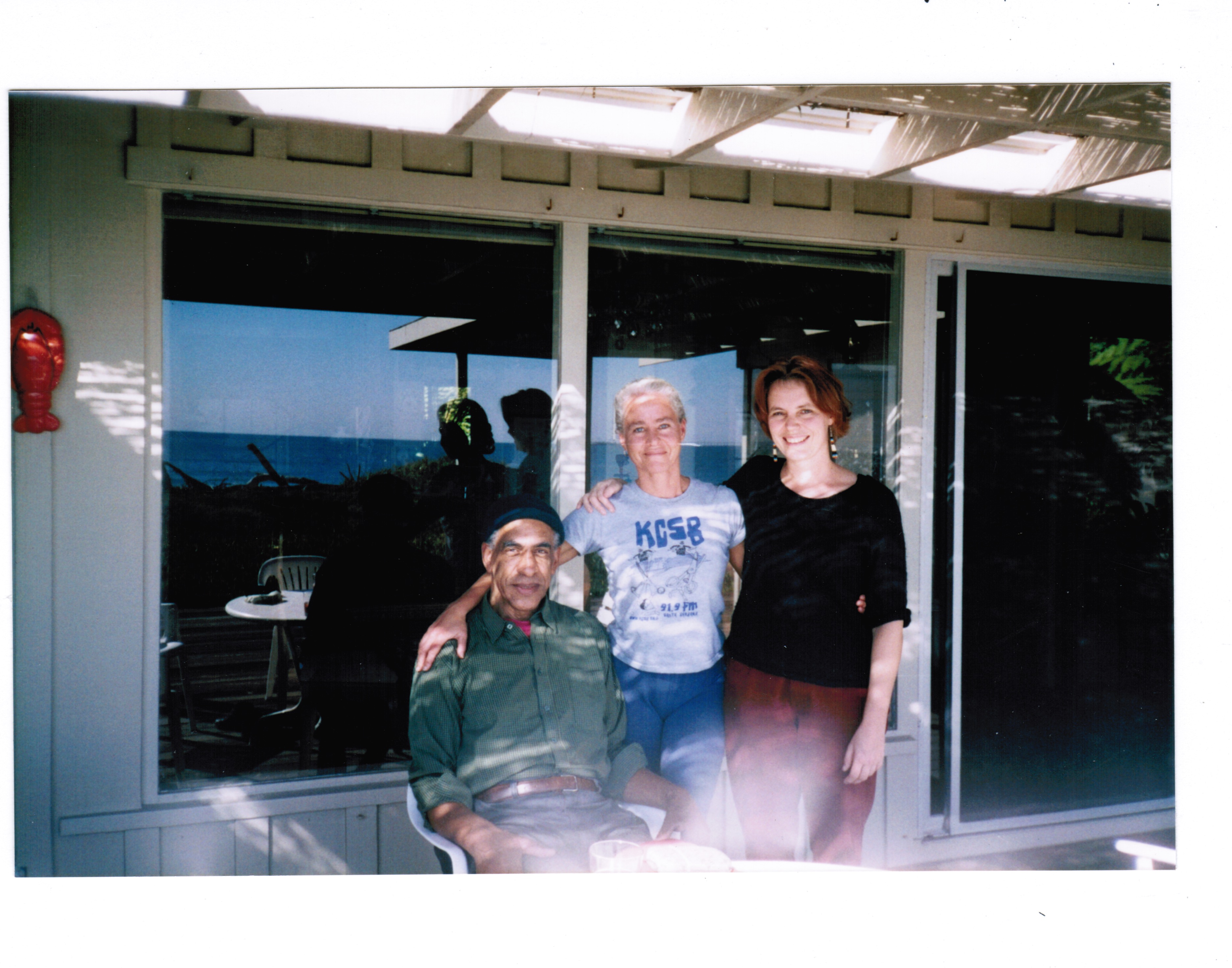 John Tchicai, Marta Ulvaeus, Margriet Naber at Rincon Point, CA.jpeg