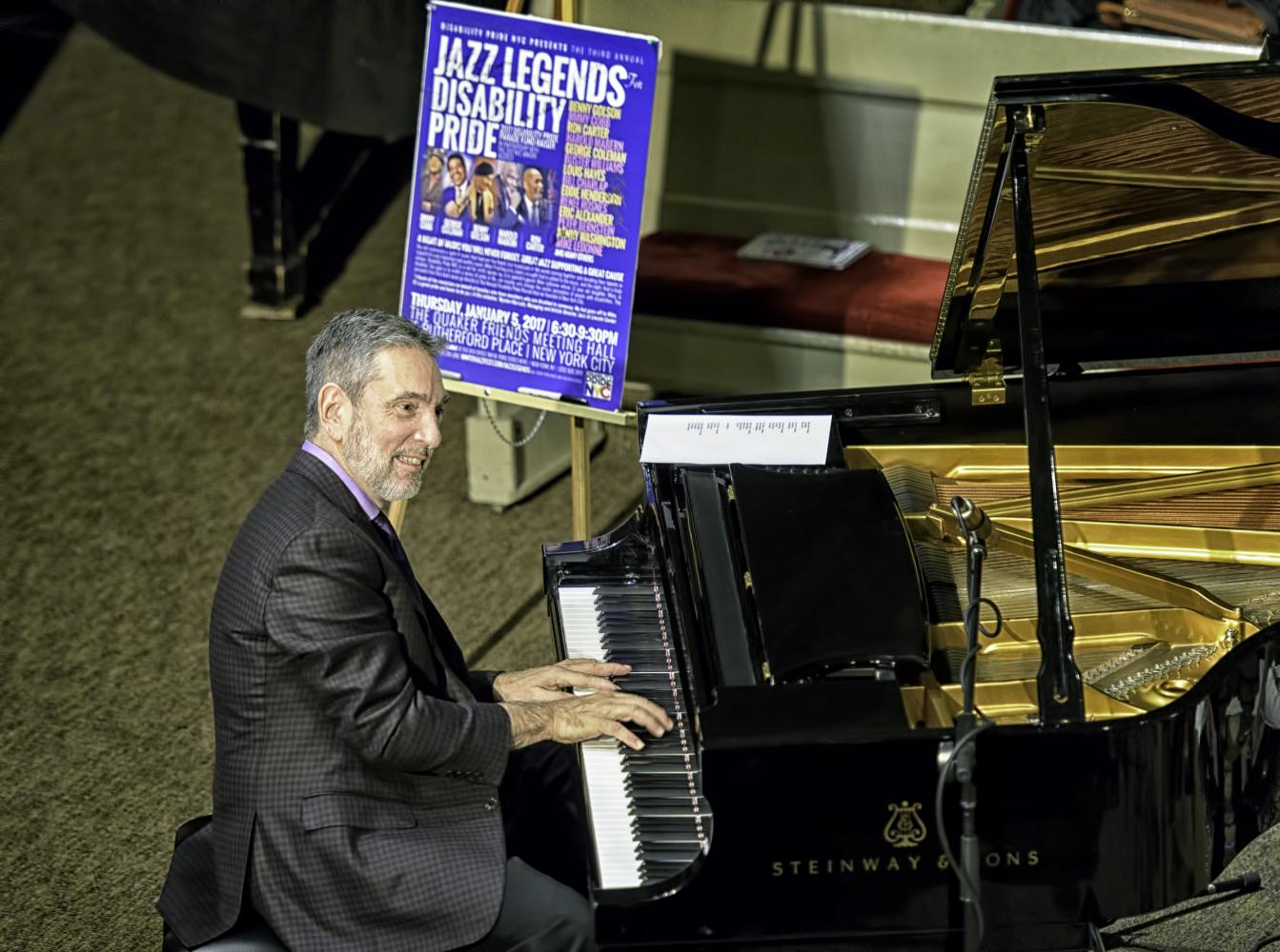 Mike LeDonne At The Jazz Legends For Disability Pride At The NYC Winter Jazzfest 2017