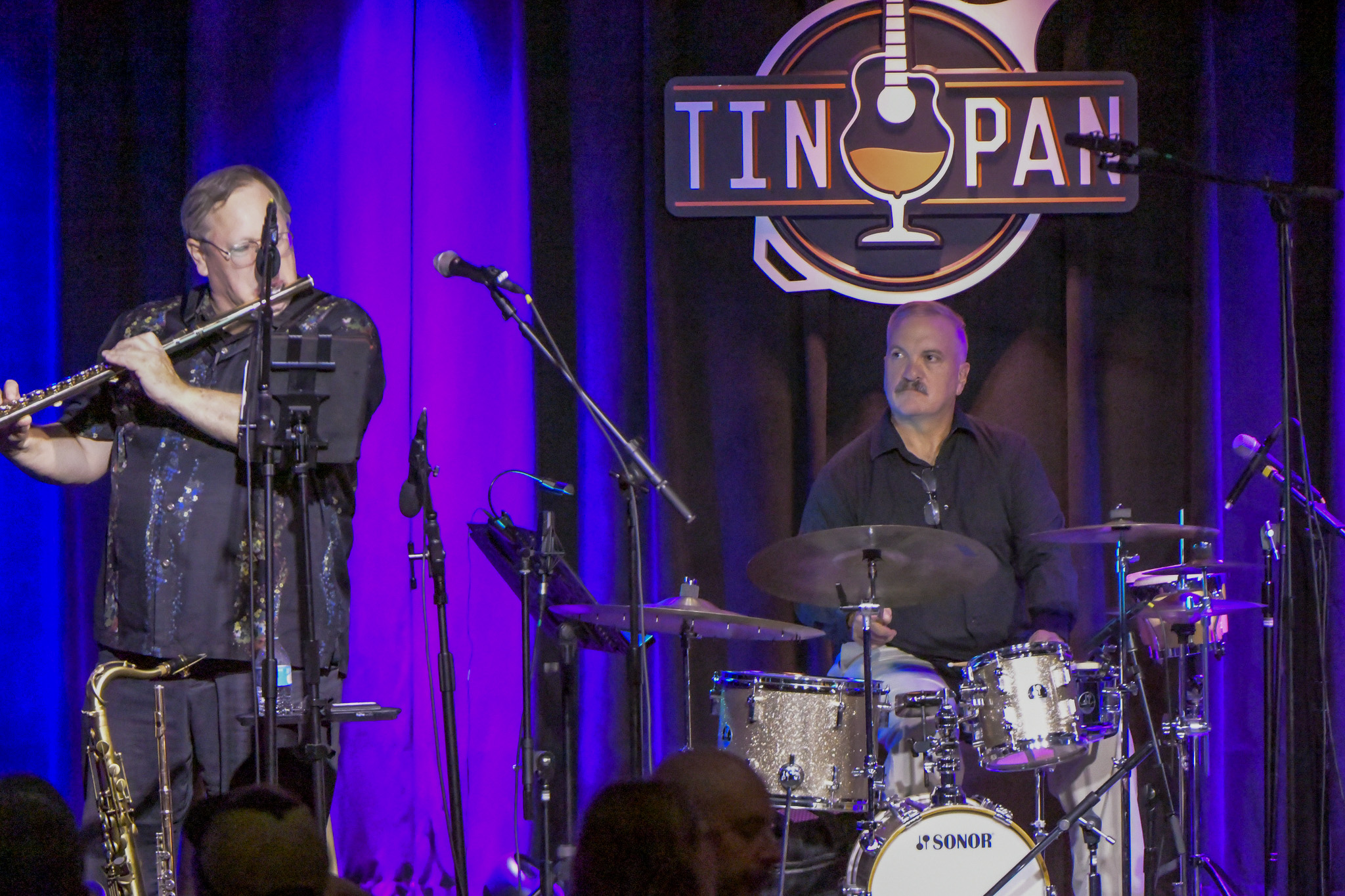 Patrick Zampetti - drums & percussions, Myrick Crampton - saxes & flute