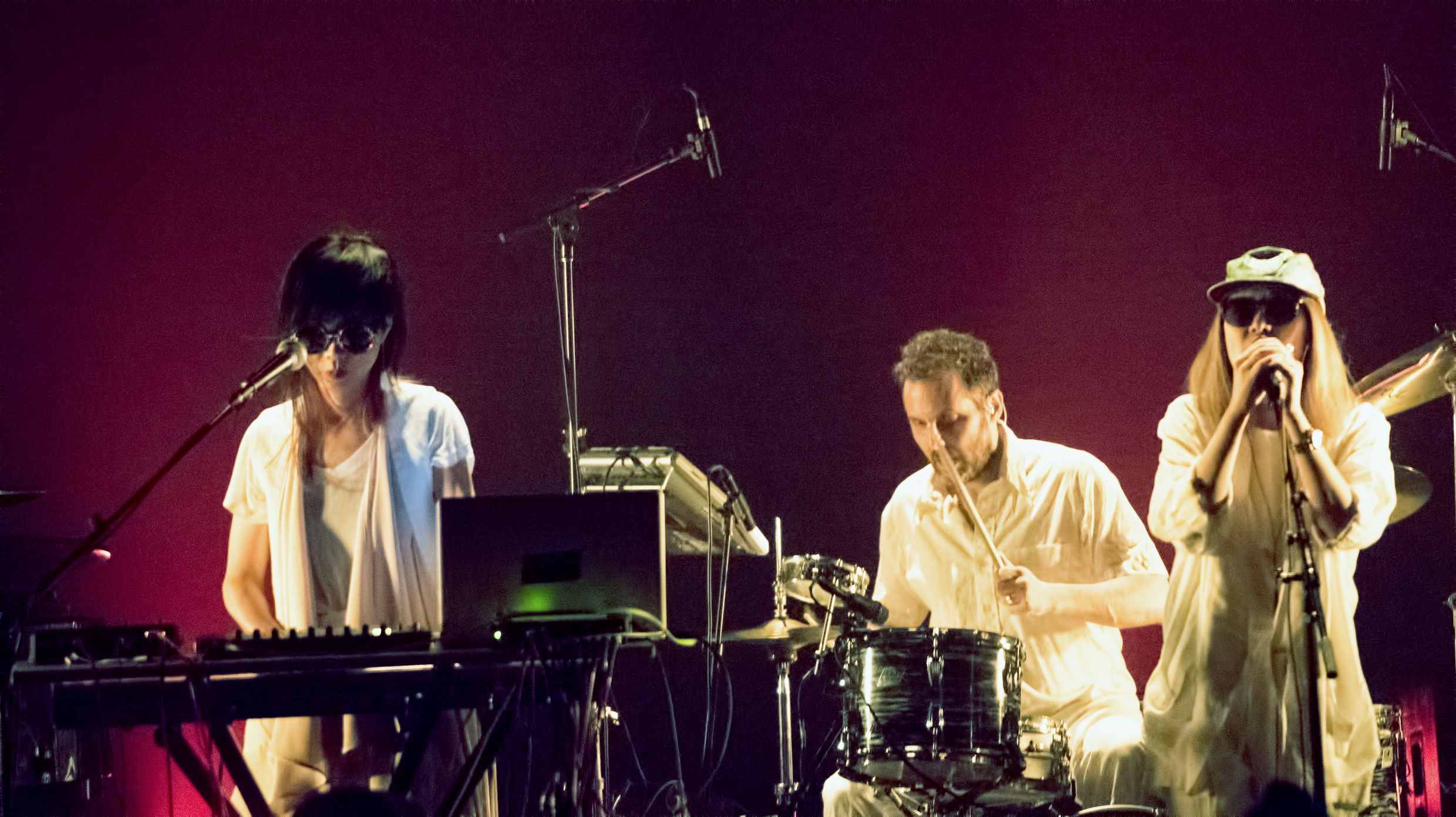 Yuka Honda, Miho Hatori And Yuval Lion With Cibo Matto At The Montreal International Jazz Festival 2015