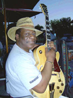 Emmett North Jr. Outside the 'Katalin Club',Uppsala,Sweden 2005'