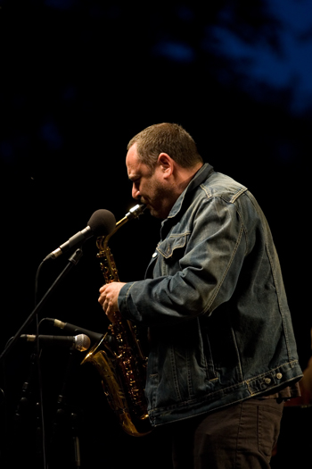 Gilad Atzmon of the G. Atzmon's Orient House Ensemble - Suleczyno/ Poland in Jul. 2008