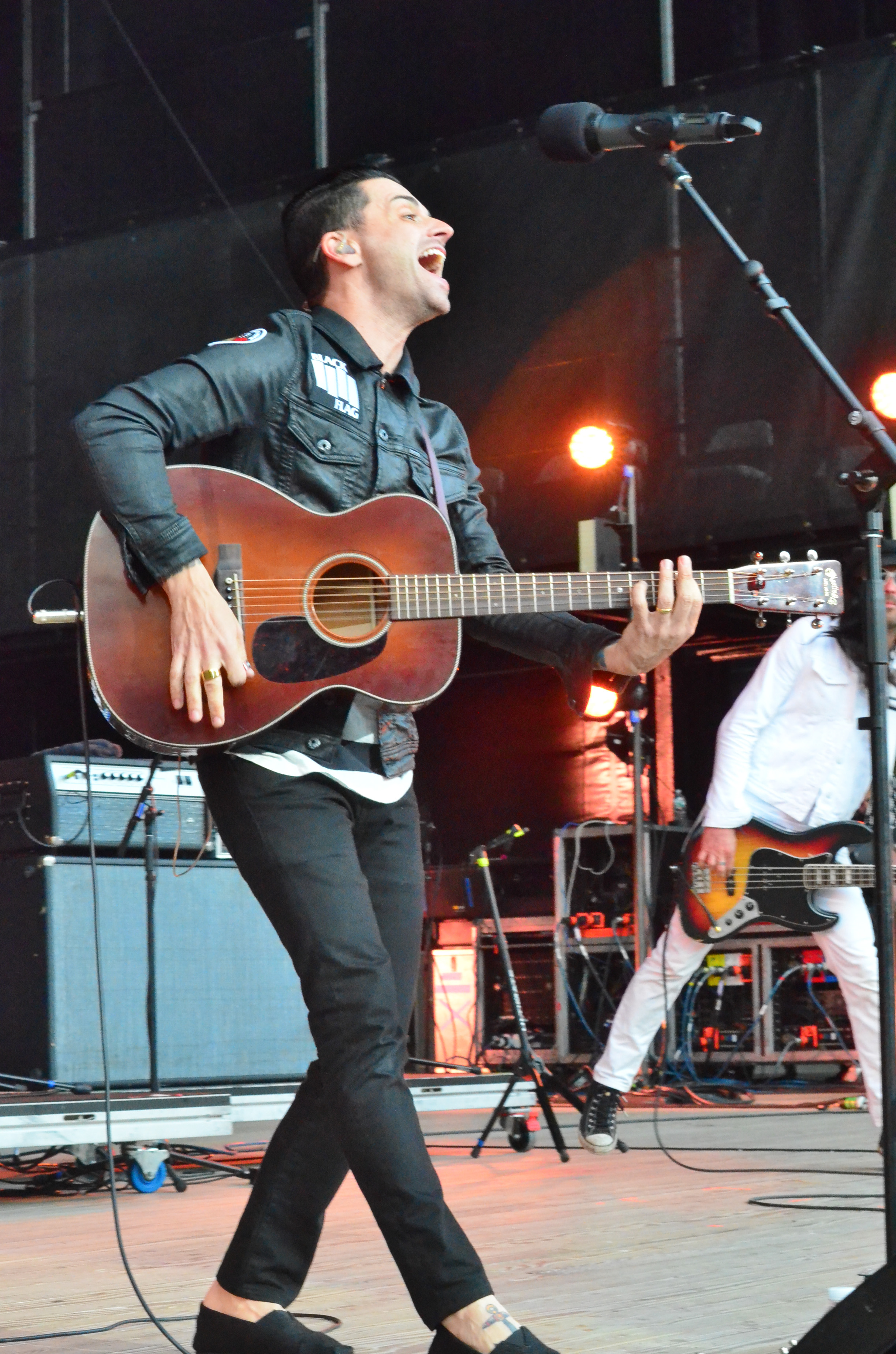 Dashboard Confessional at Nikon at Jones Beach Theater on 6-21-15.