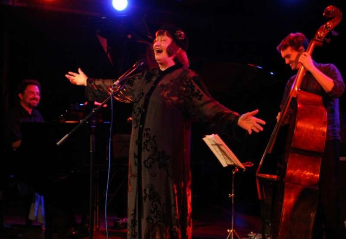 Serge Forte, Sheila Jordan and Stephane Kerecki with "Sheila Jordan & le Trio Fort,Believe in Jazz" at the Amr, Sud Des Alpes,