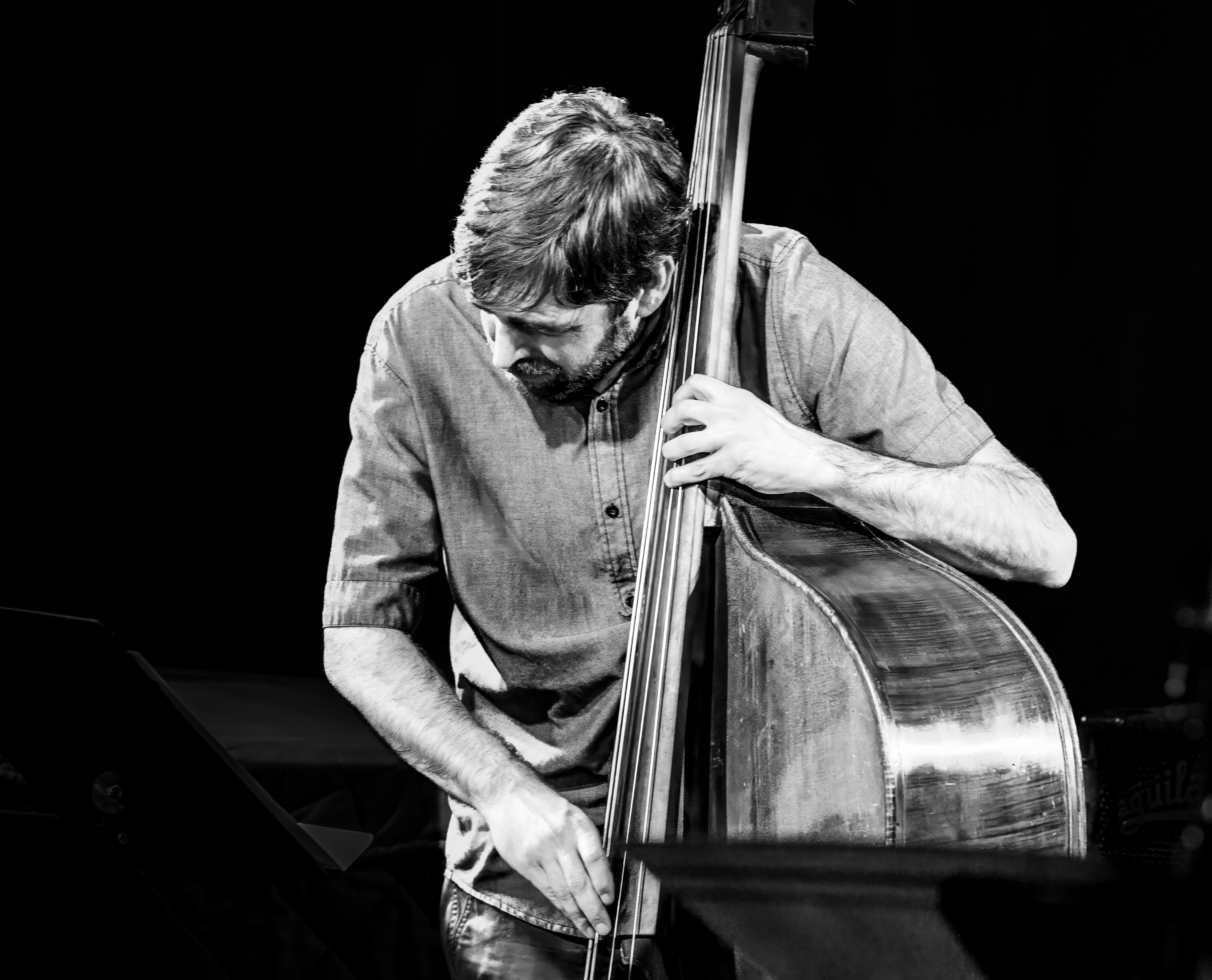 Matt Engle with Chad Taylor at the Jazz Gallery